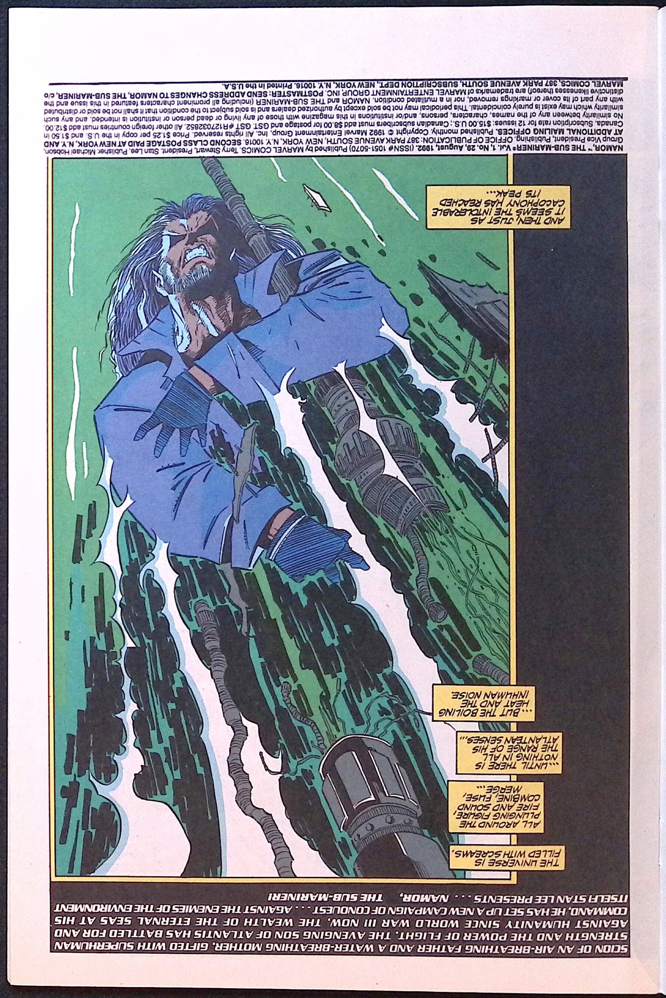 Namor, the Sub-Mariner # 29 1992 NM-