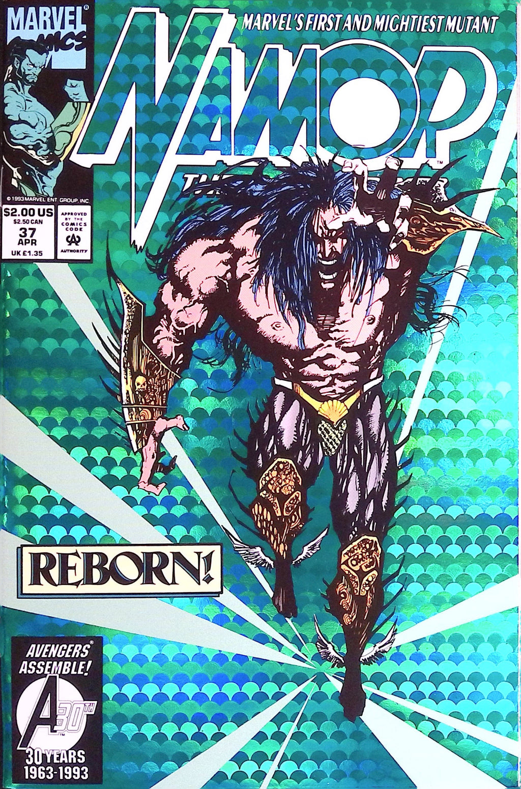 Namor, the Sub-Mariner # 37 1993 NM-