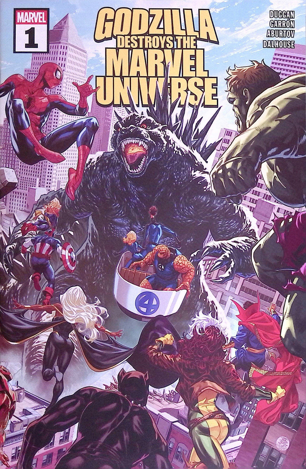 Godzilla Destroys the Marvel Universe # 1 2025 NM