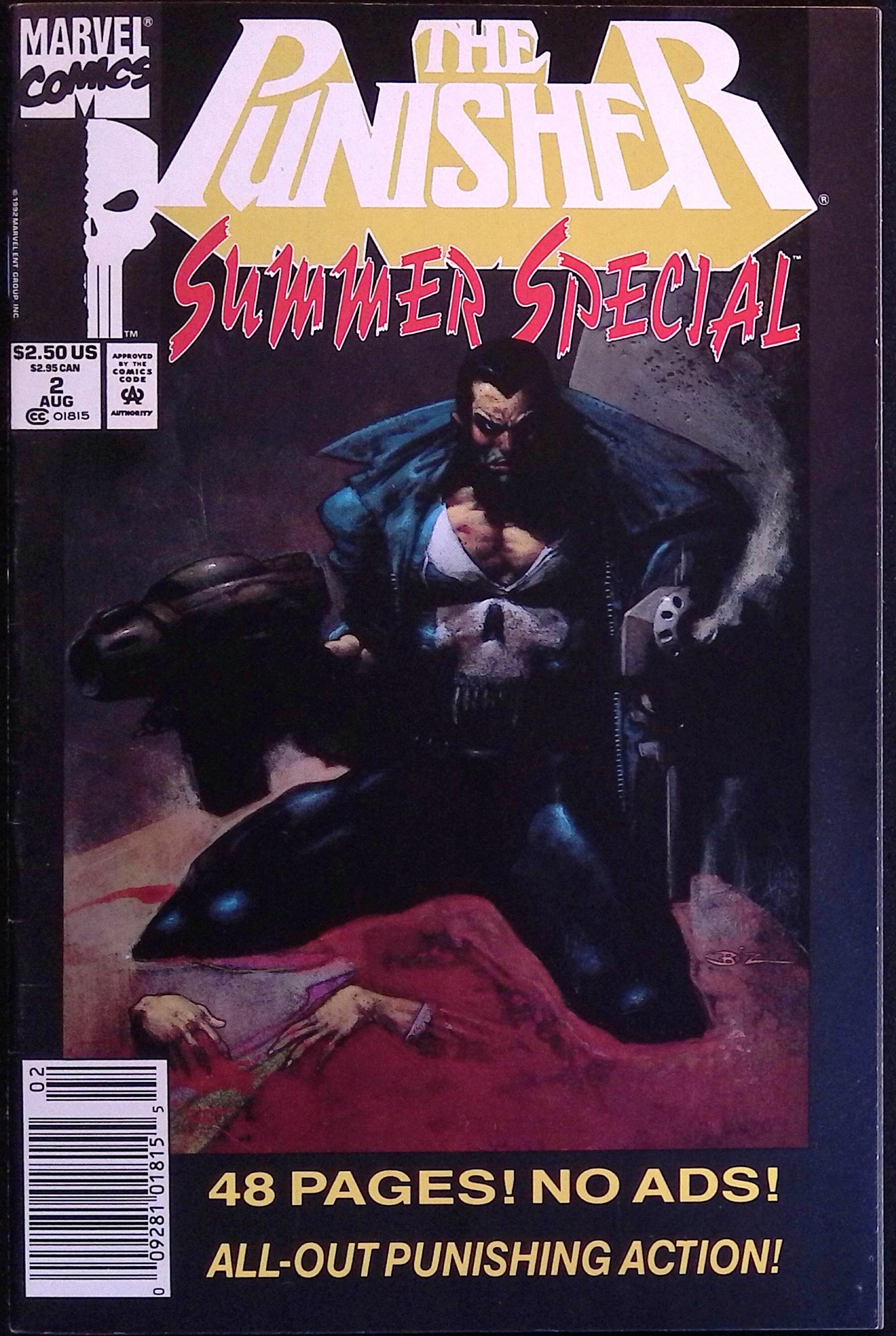 The Punisher Summer Special # 2 1992 VF/NM