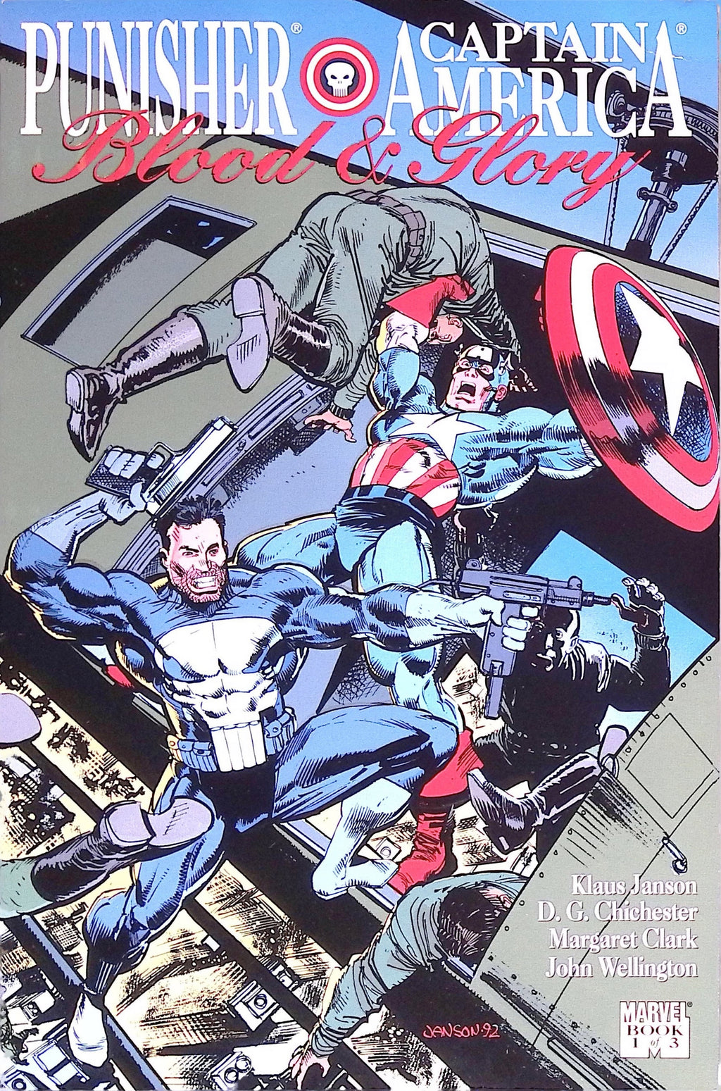 Punisher/Captain America: Blood and Glory # 1 1992 VF+