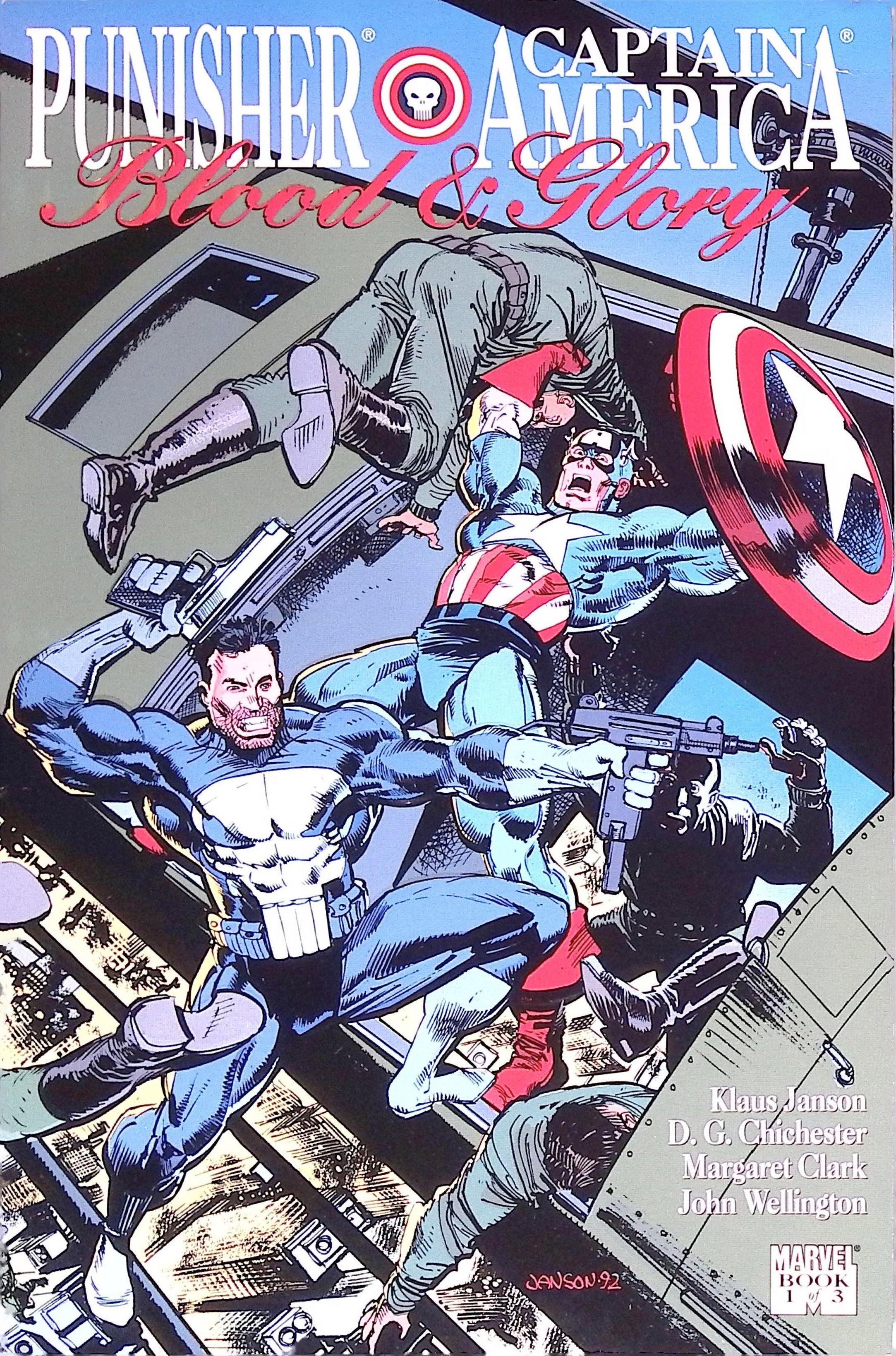 Punisher/Captain America: Blood and Glory # 1 1992 VF+
