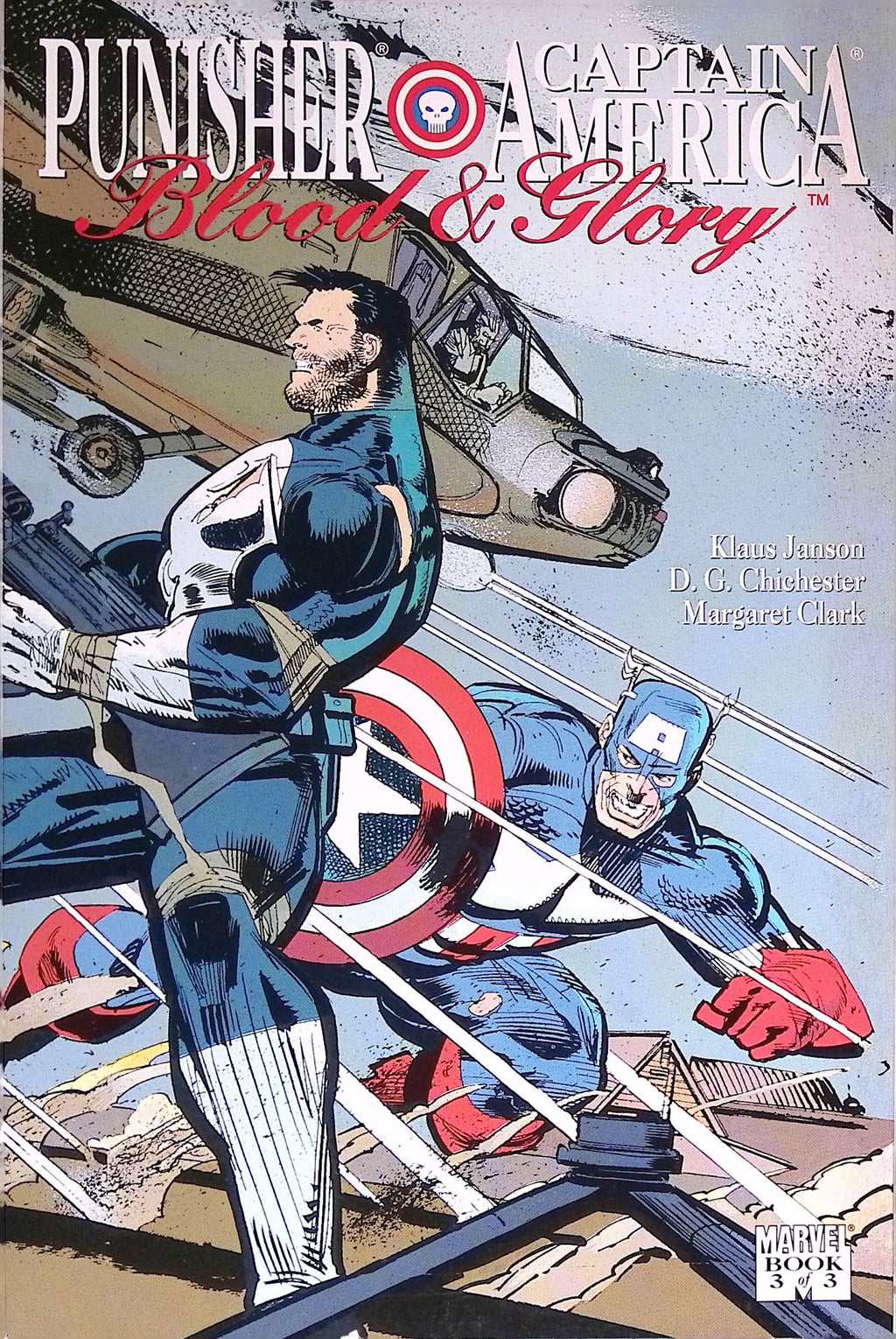 Punisher/Captain America: Blood and Glory # 3 1992 VF+