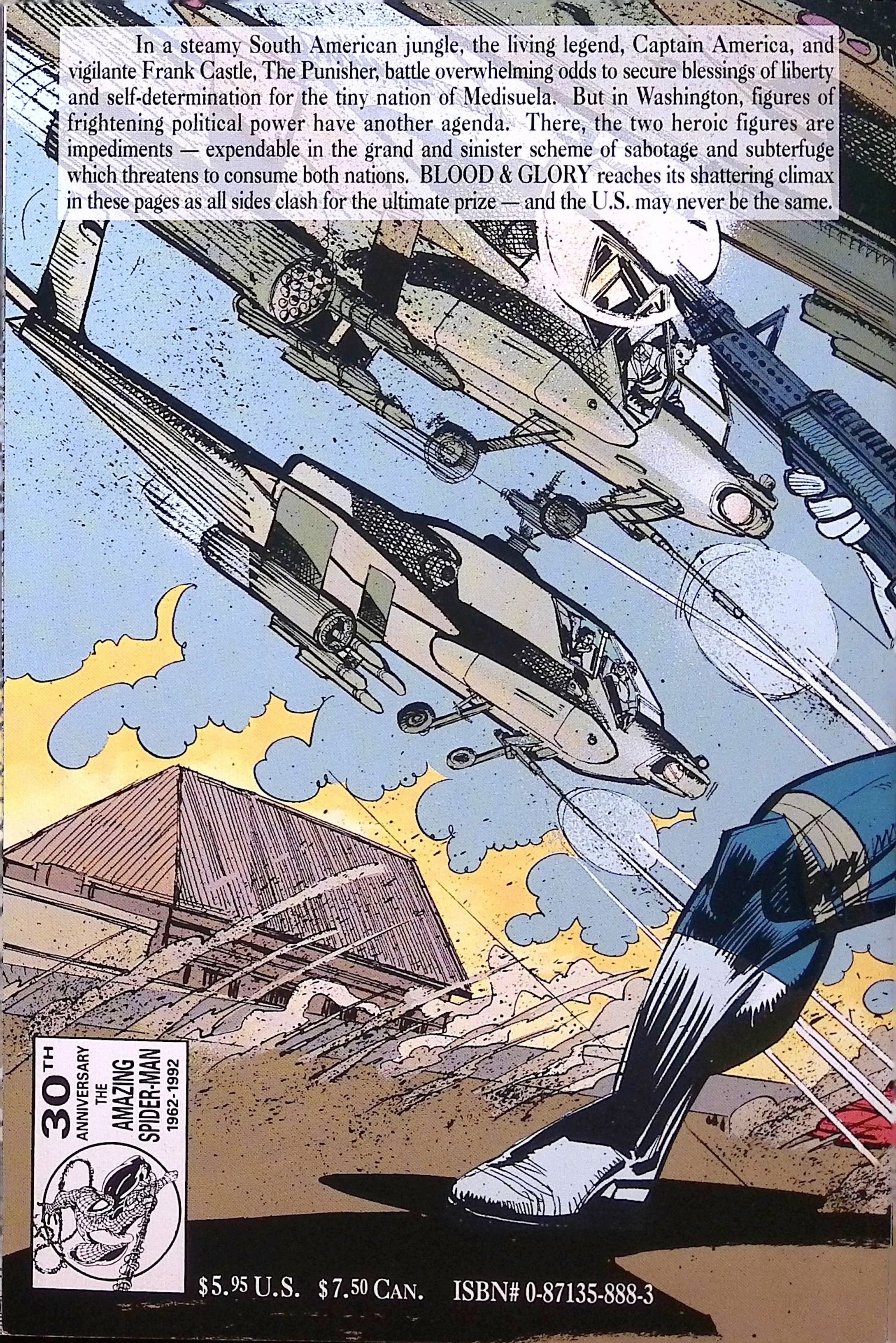 Punisher/Captain America: Blood and Glory # 3 1992 VF+