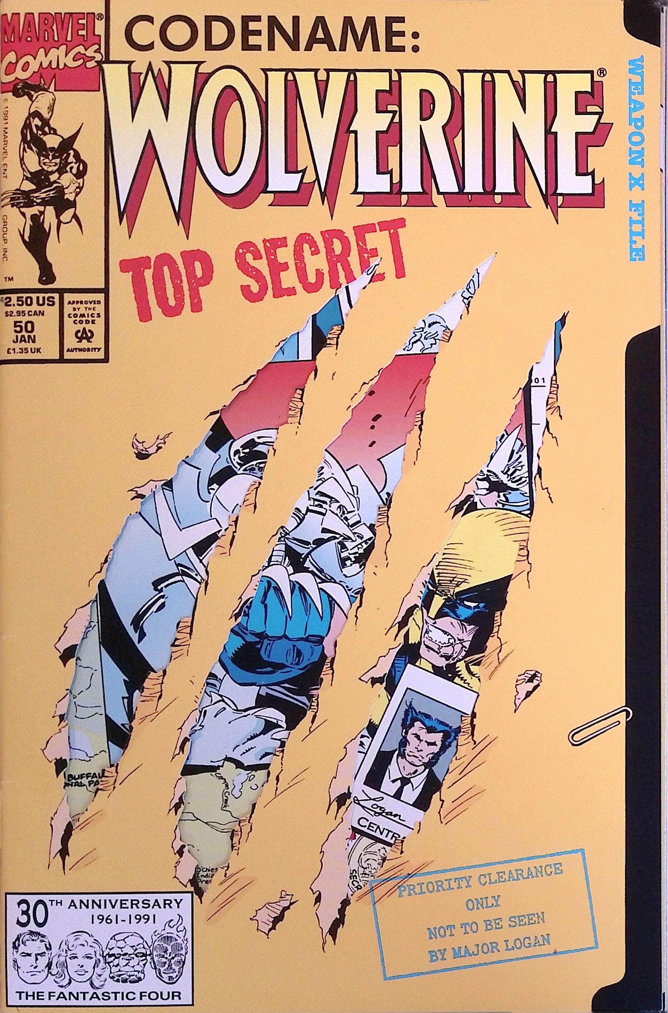 Wolverine # 50 1992 VF/NM