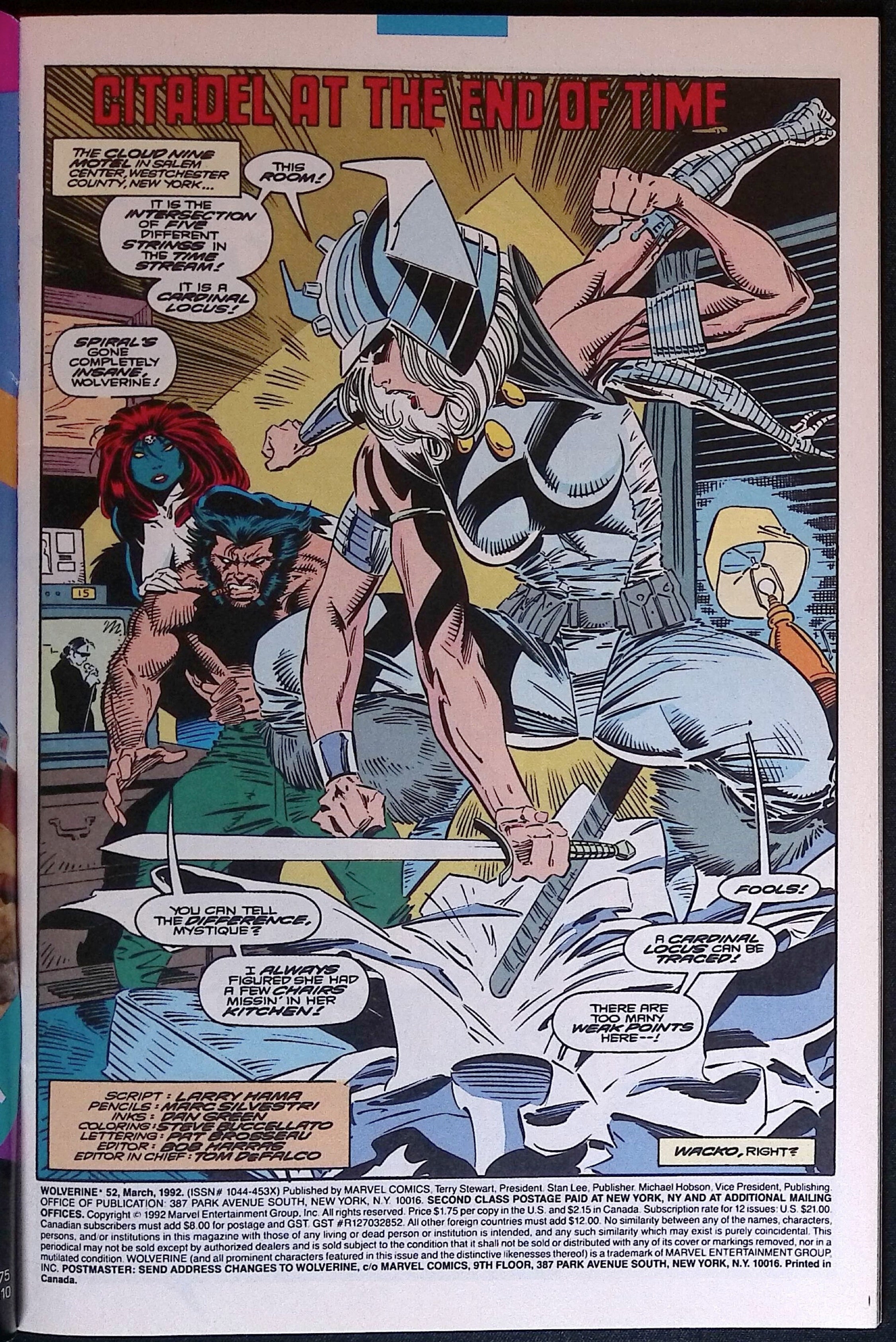 Wolverine # 52 1992 NM-