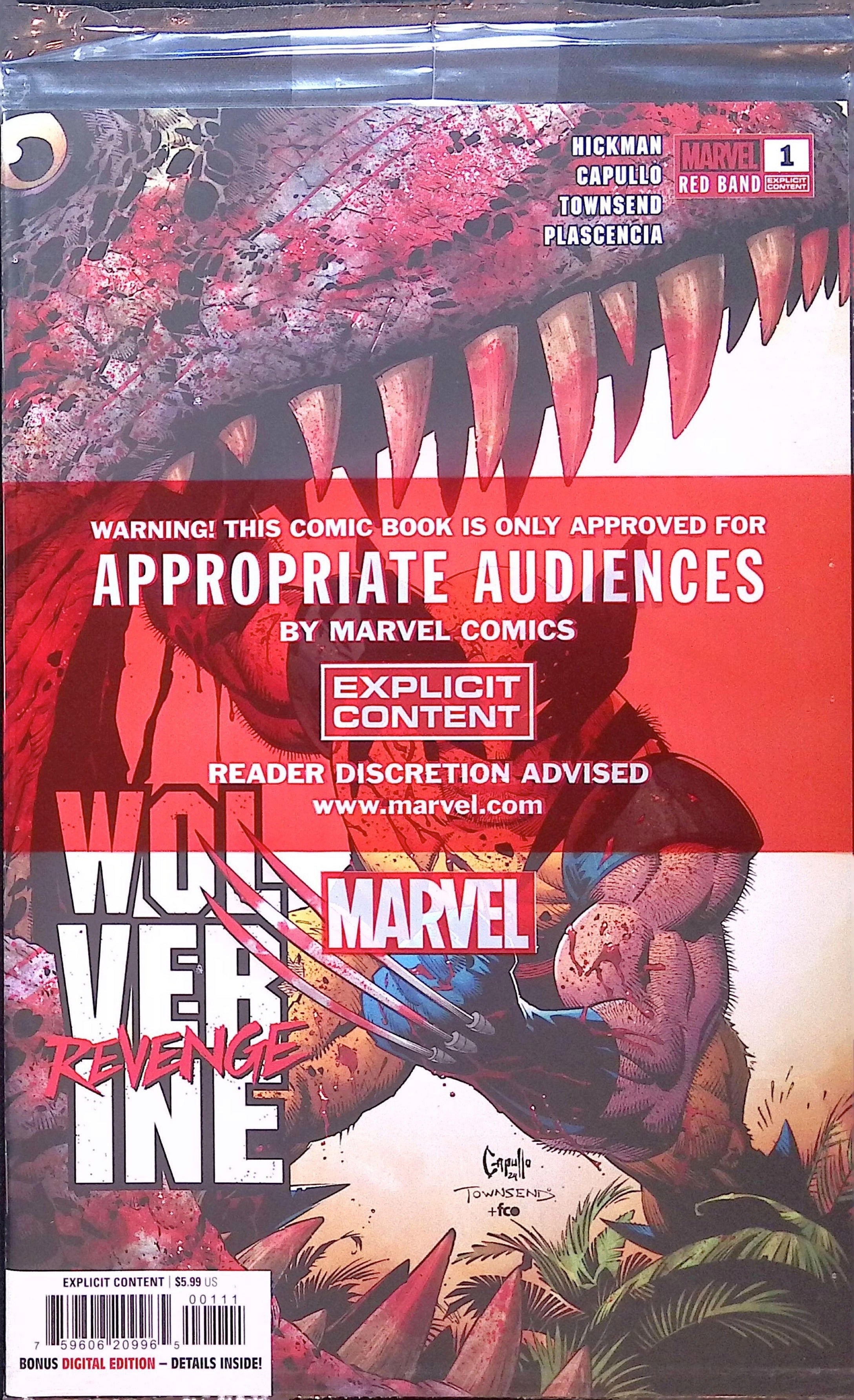 Wolverine: Revenge Red Band # 1 2024 Polybagged ST