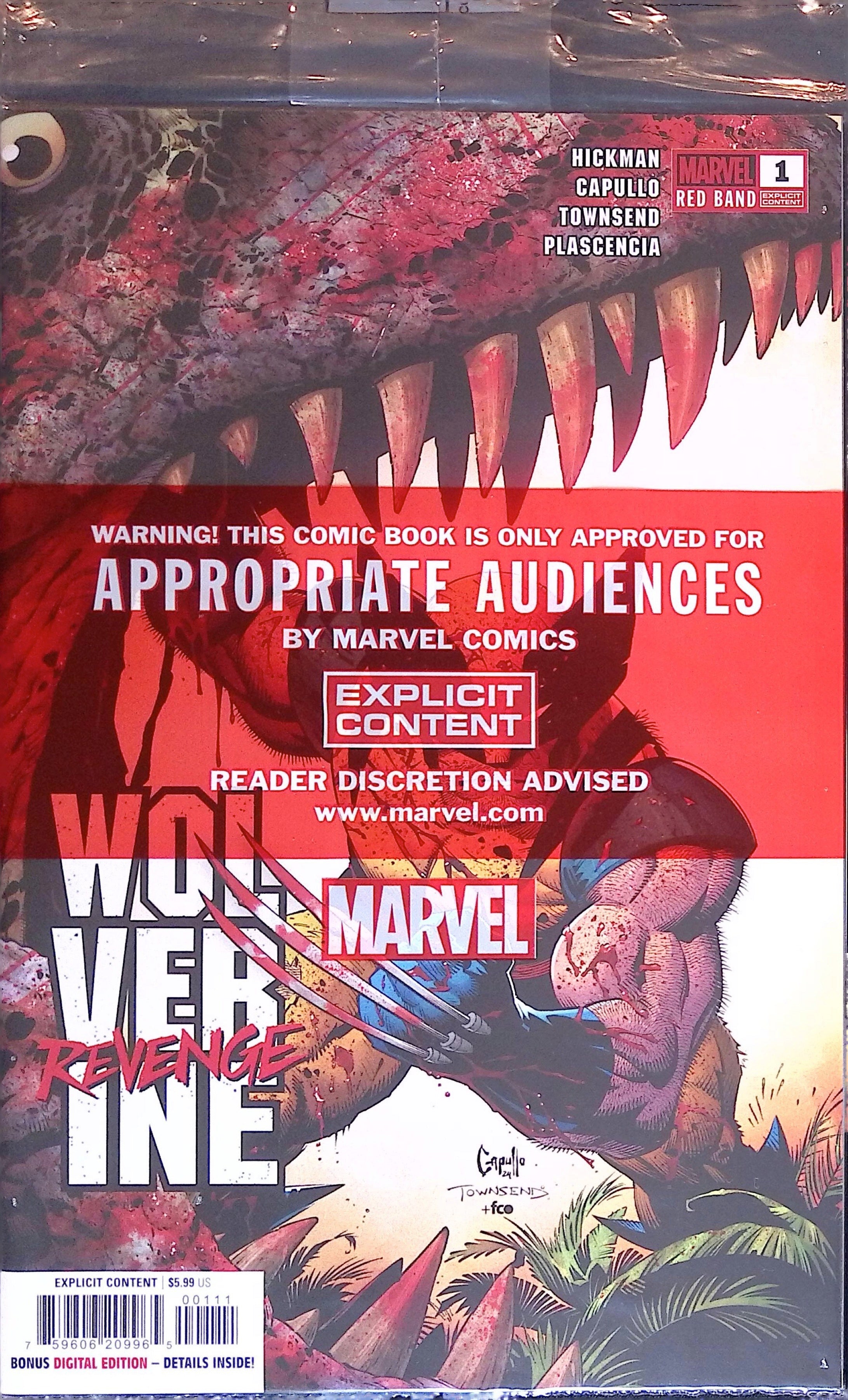 Wolverine: Revenge Red Band # 1 2024 Polybagged
