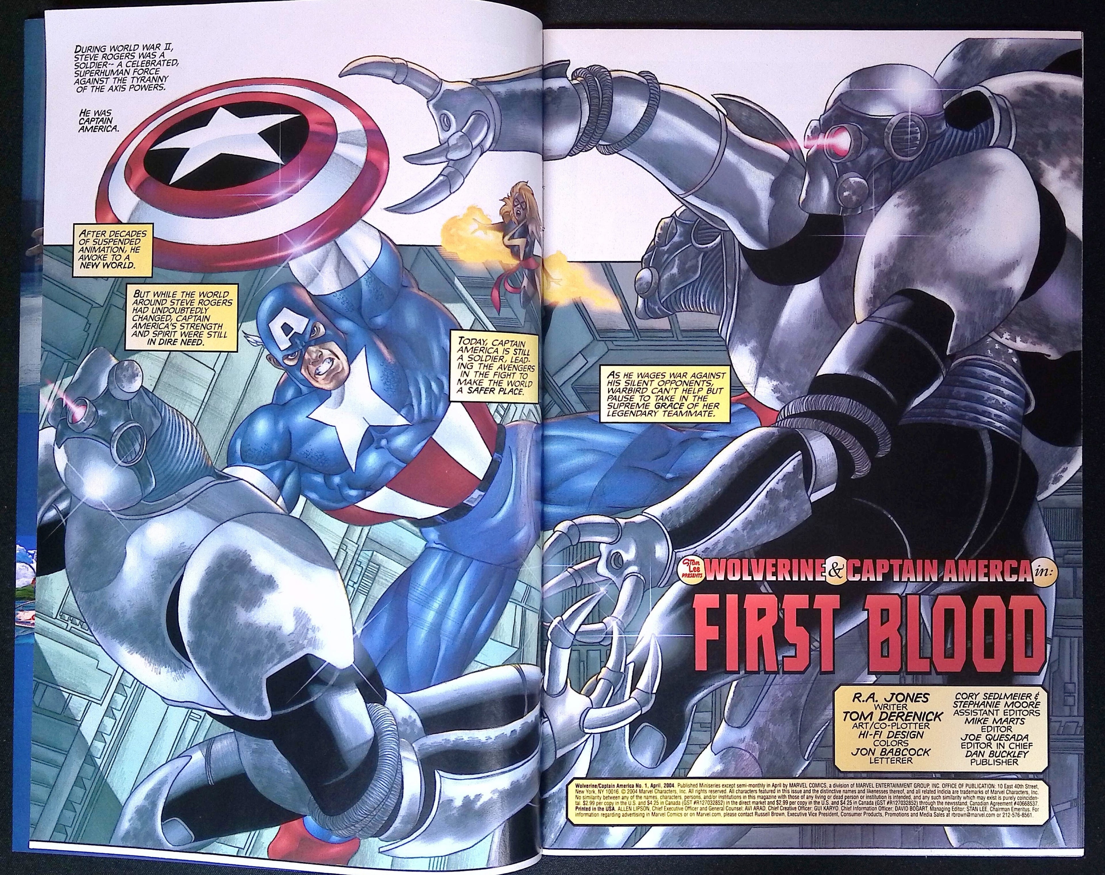 Wolverine/Captain America # 1 2004 NM-