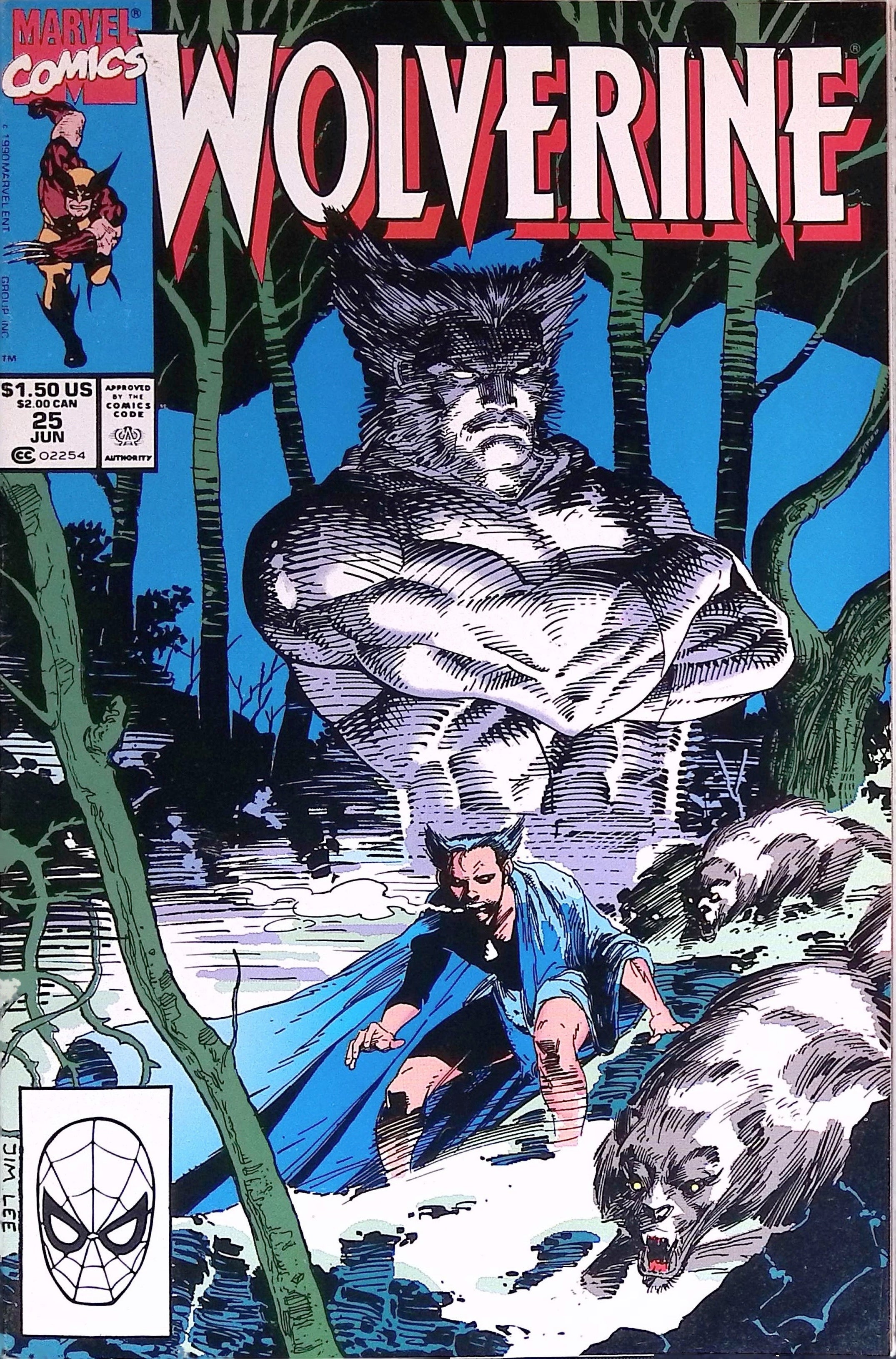 Wolverine # 25 Jim Lee 1990 VF/NM