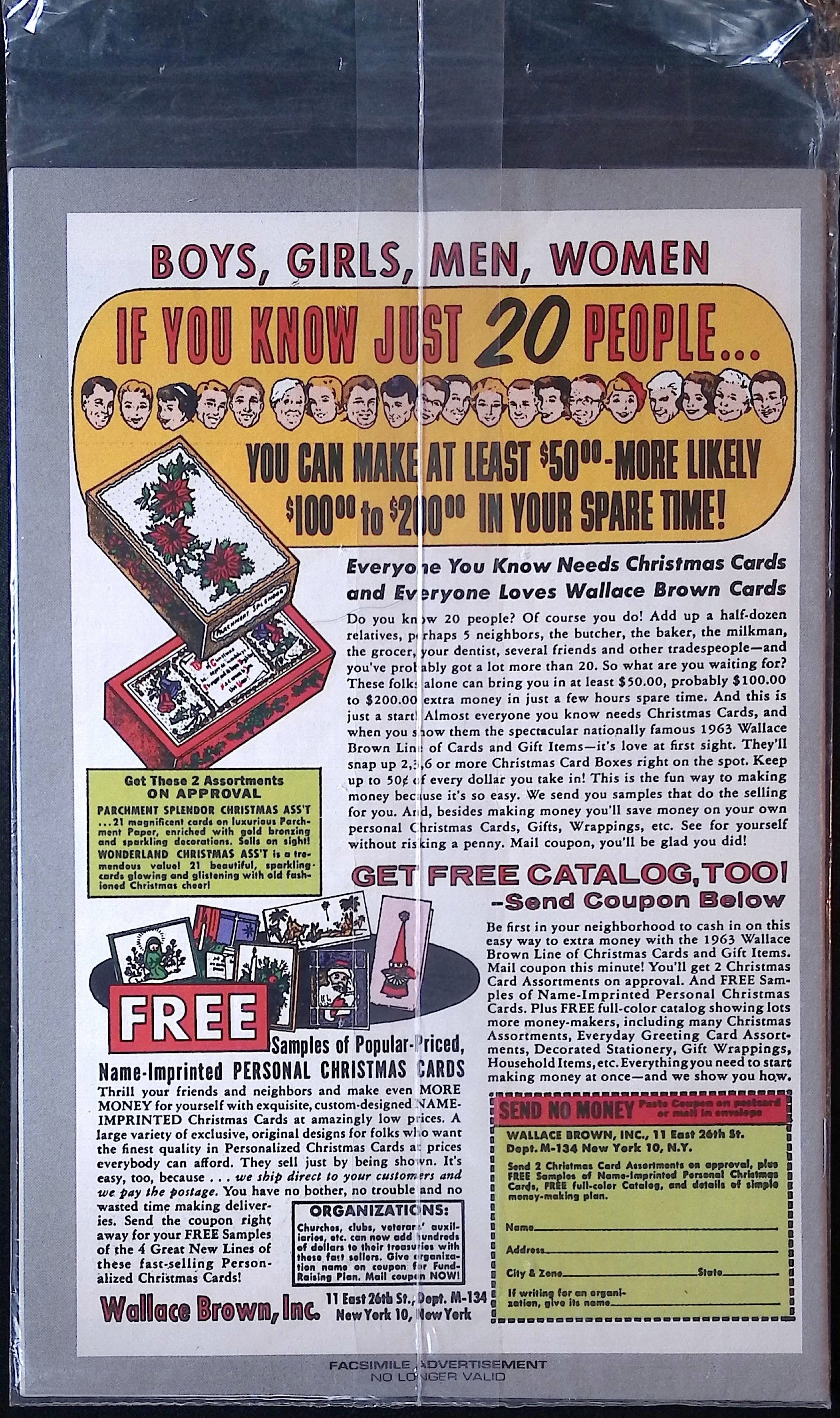 Marvel Milestone Edition: The X-Men # 1 1991 Polybagged NM-