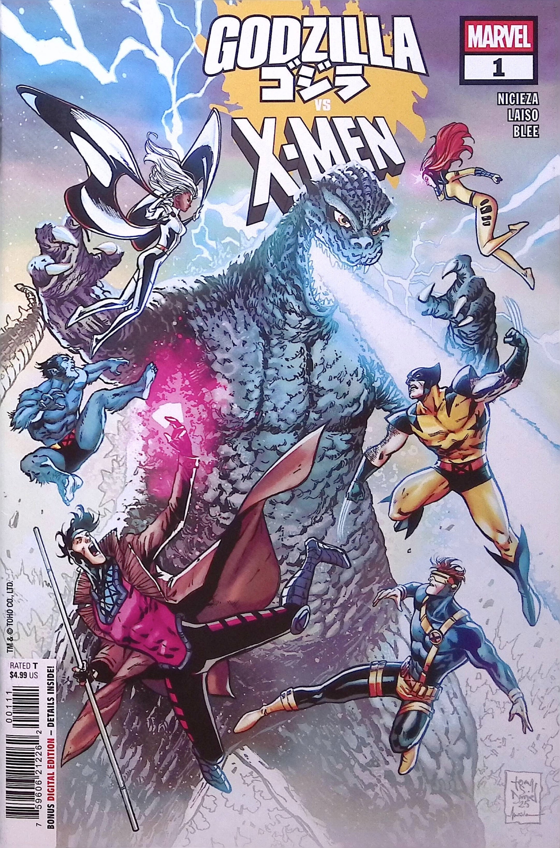 Godzilla vs. X-Men # 1 2025 NM-