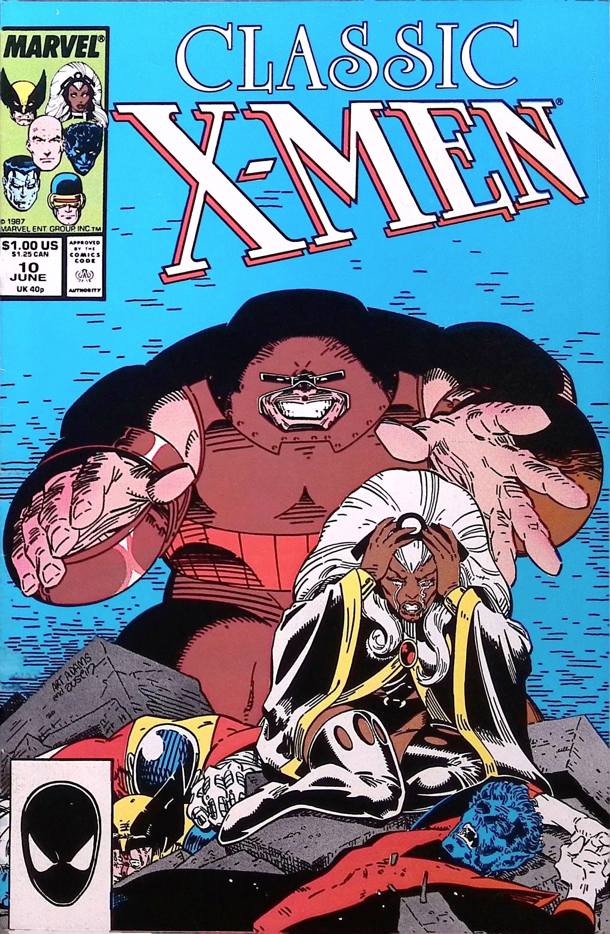 Classic X-Men # 10 1987 NM-