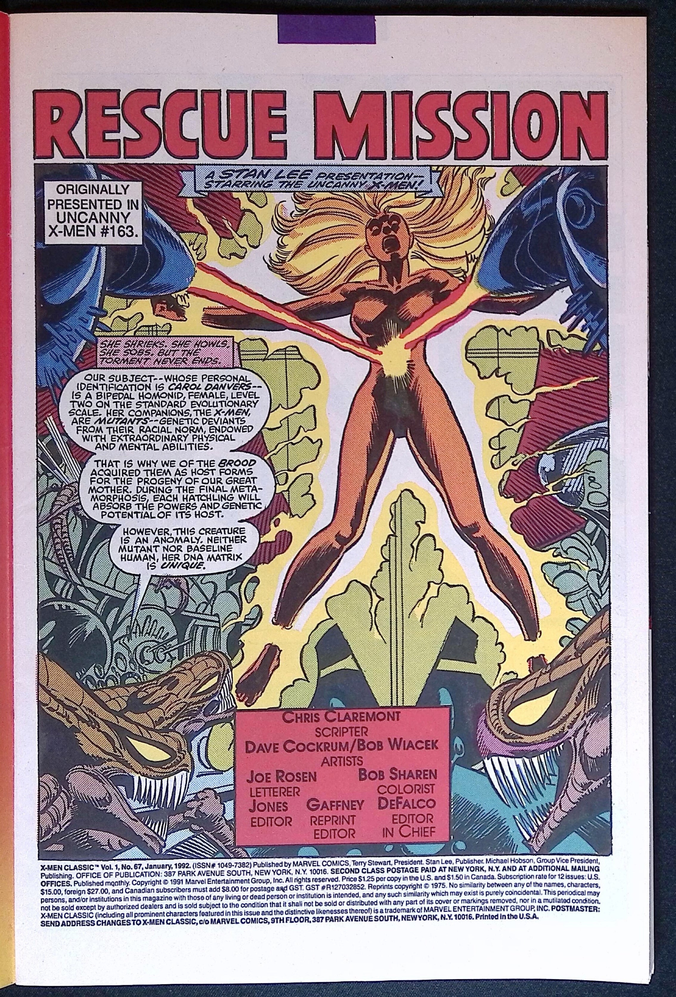 X-Men Classic # 67 1992 VF/NM