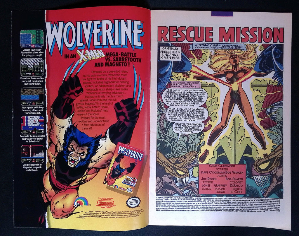 X-Men Classic # 67 1992 VF