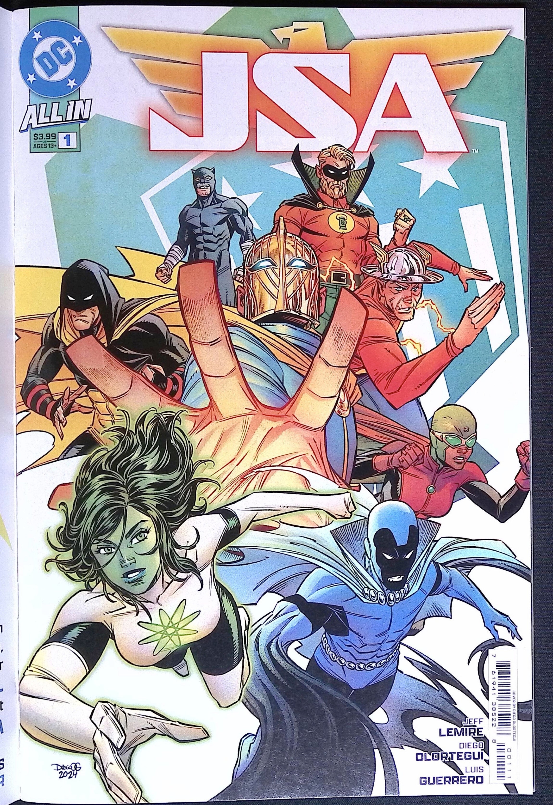 The JSA # 1 Mercer Dalhouse Foil Variant 2025 NM-