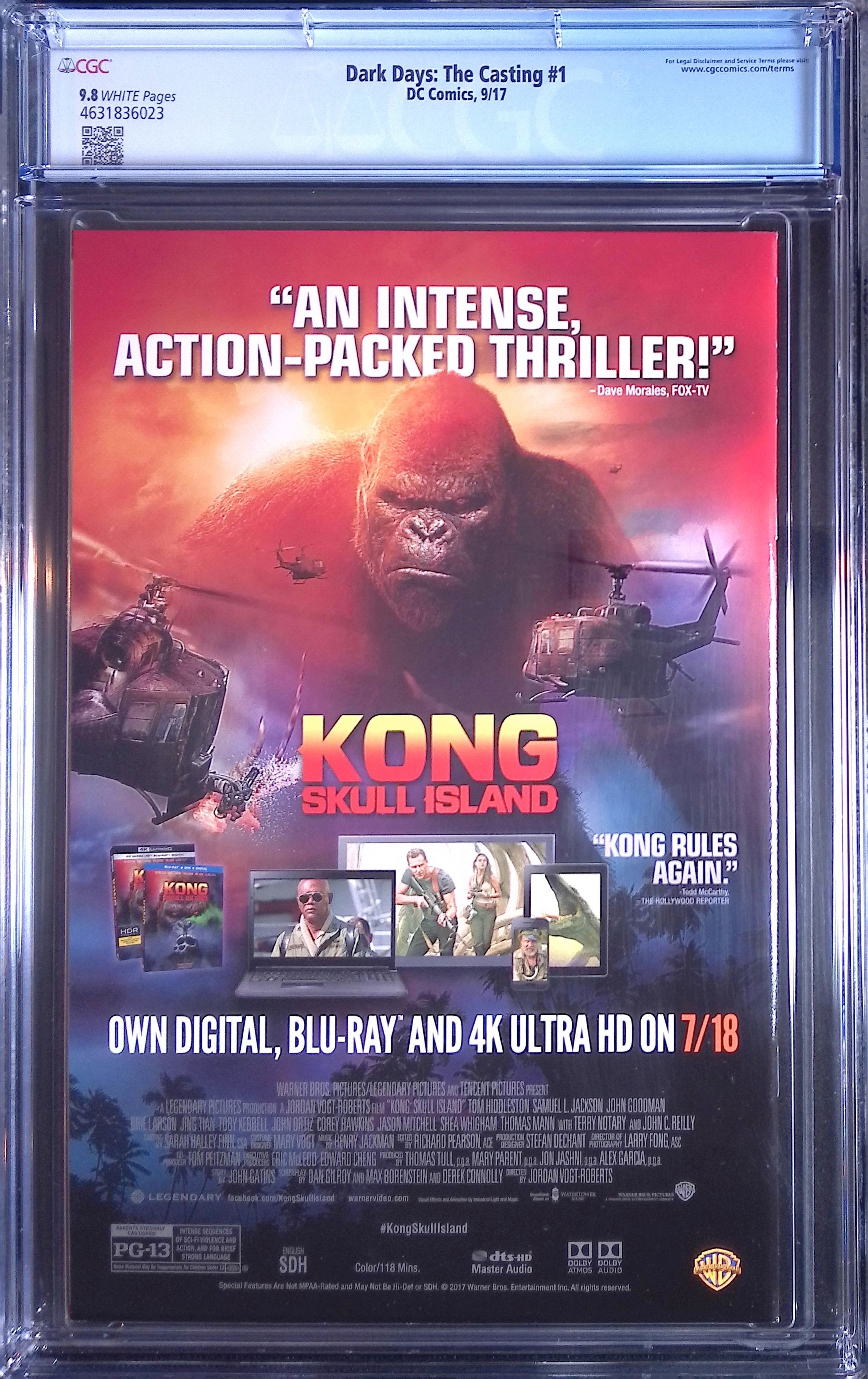 Dark Days: The Casting #1 DC Comics 9/17 Foil CGC 9.8 4631836023