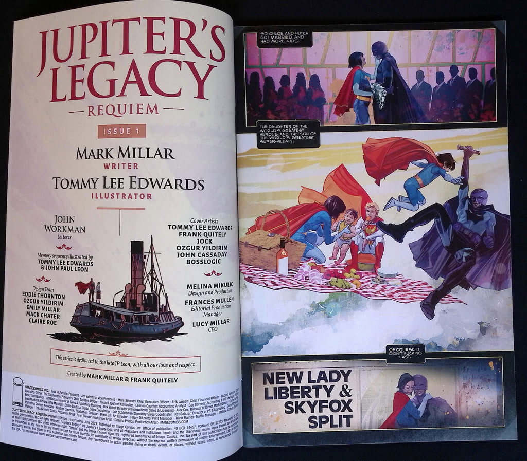 Jupiter's Legacy: Requiem # 1 2021 NM-