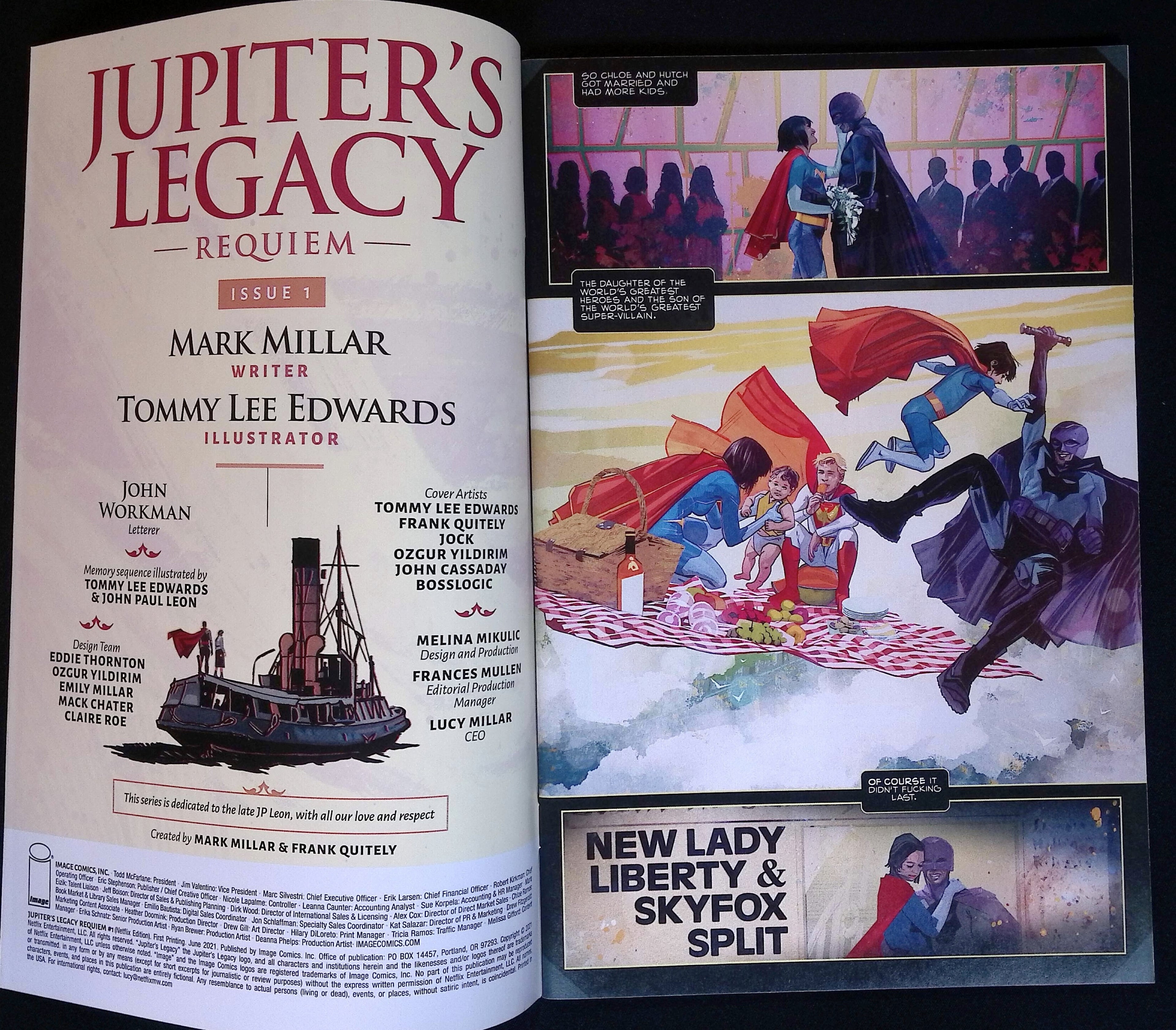 Jupiter's Legacy: Requiem # 1 2021 NM-