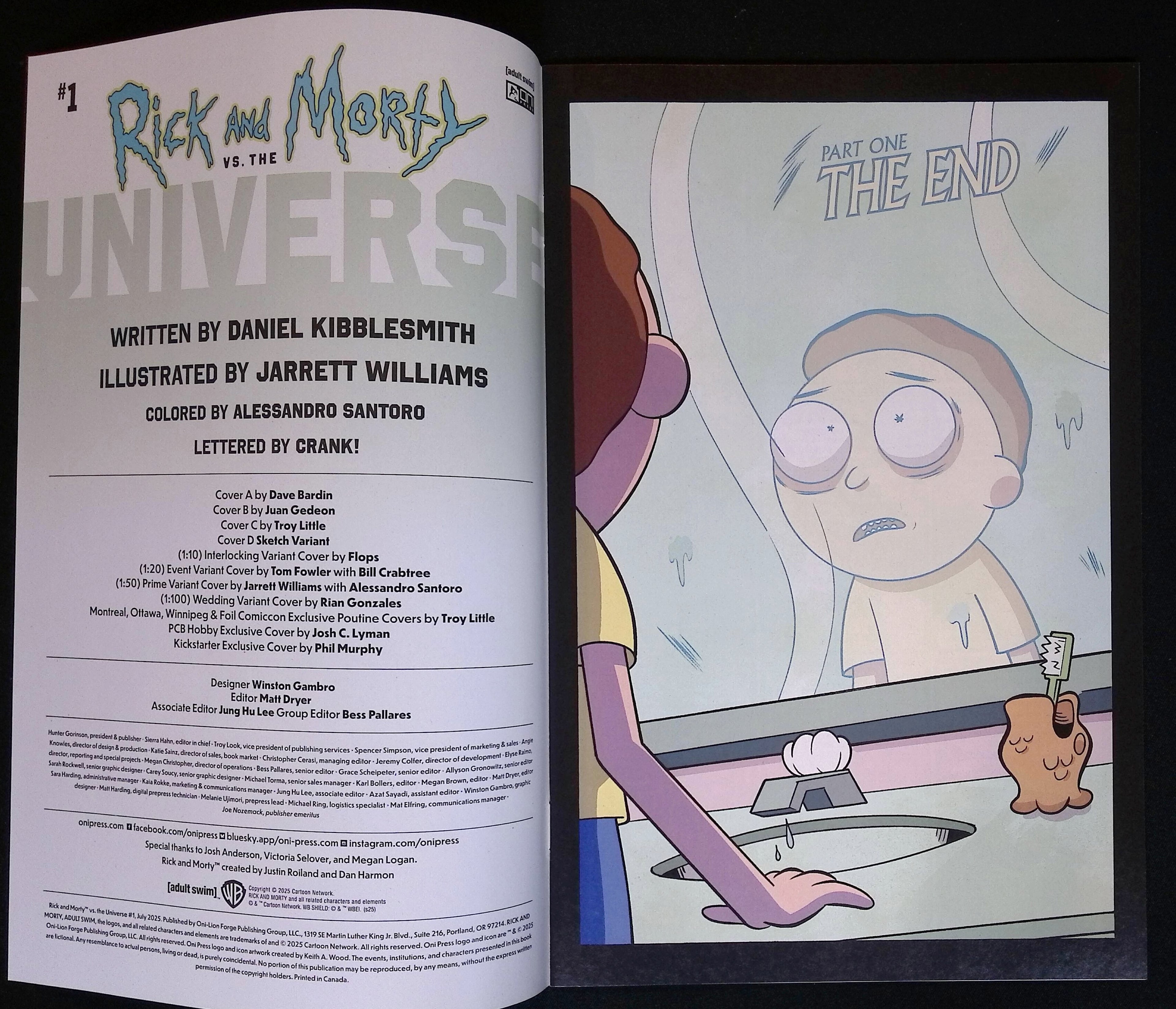 Rick and Morty vs. the Universe # 1  2024 NM