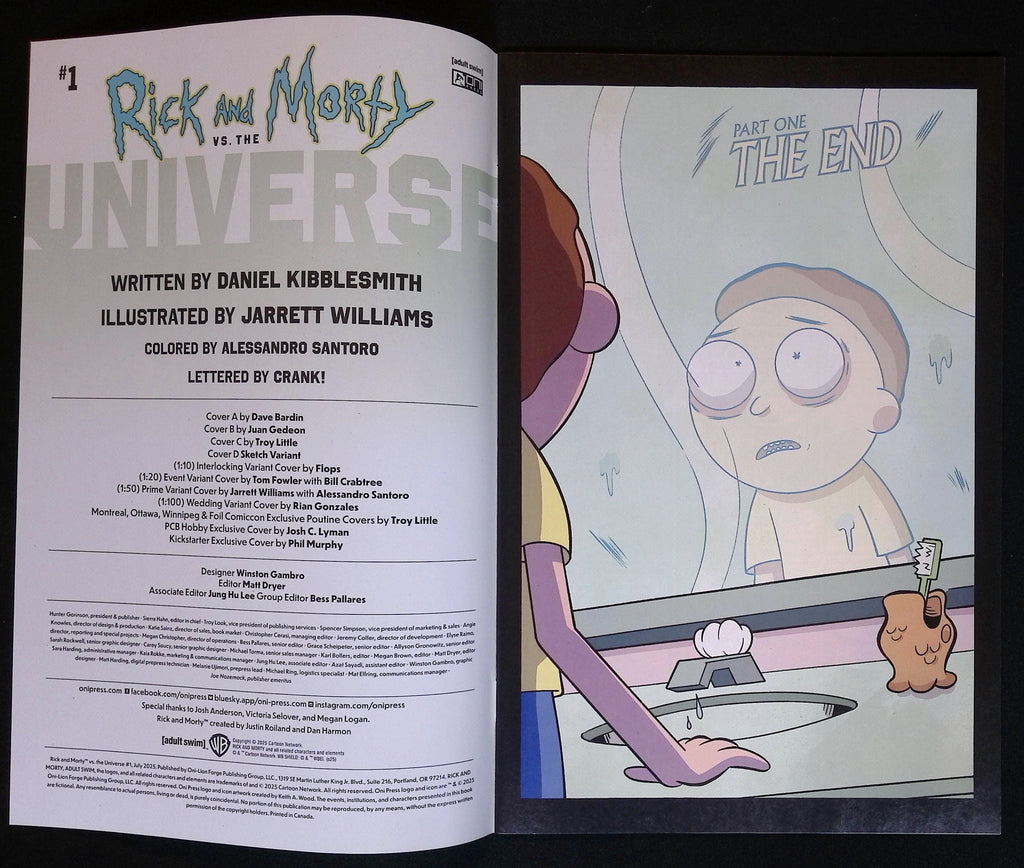 Rick and Morty vs. the Universe # 1  2024 NM