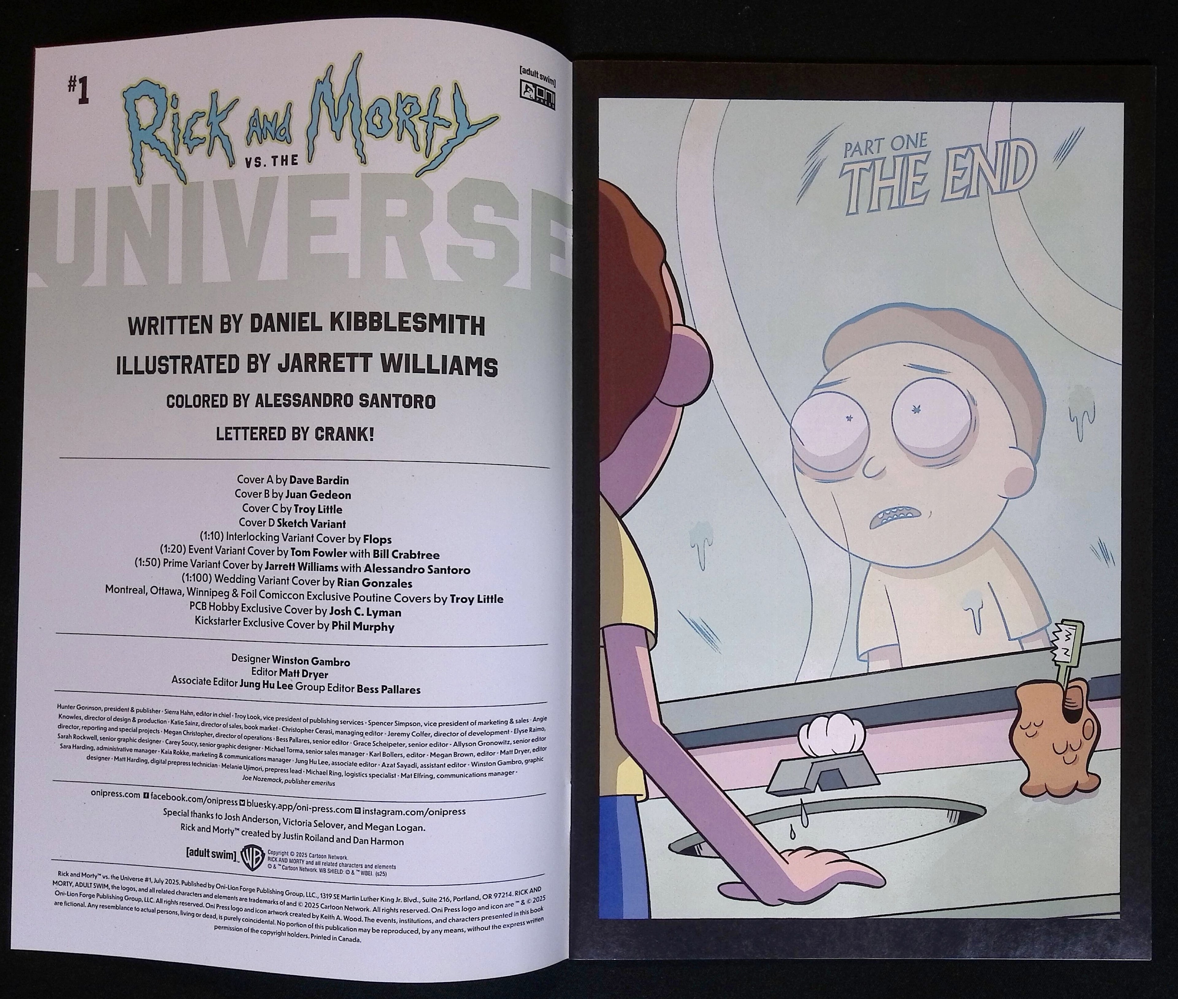 Rick and Morty vs. the Universe # 1  2024 NM