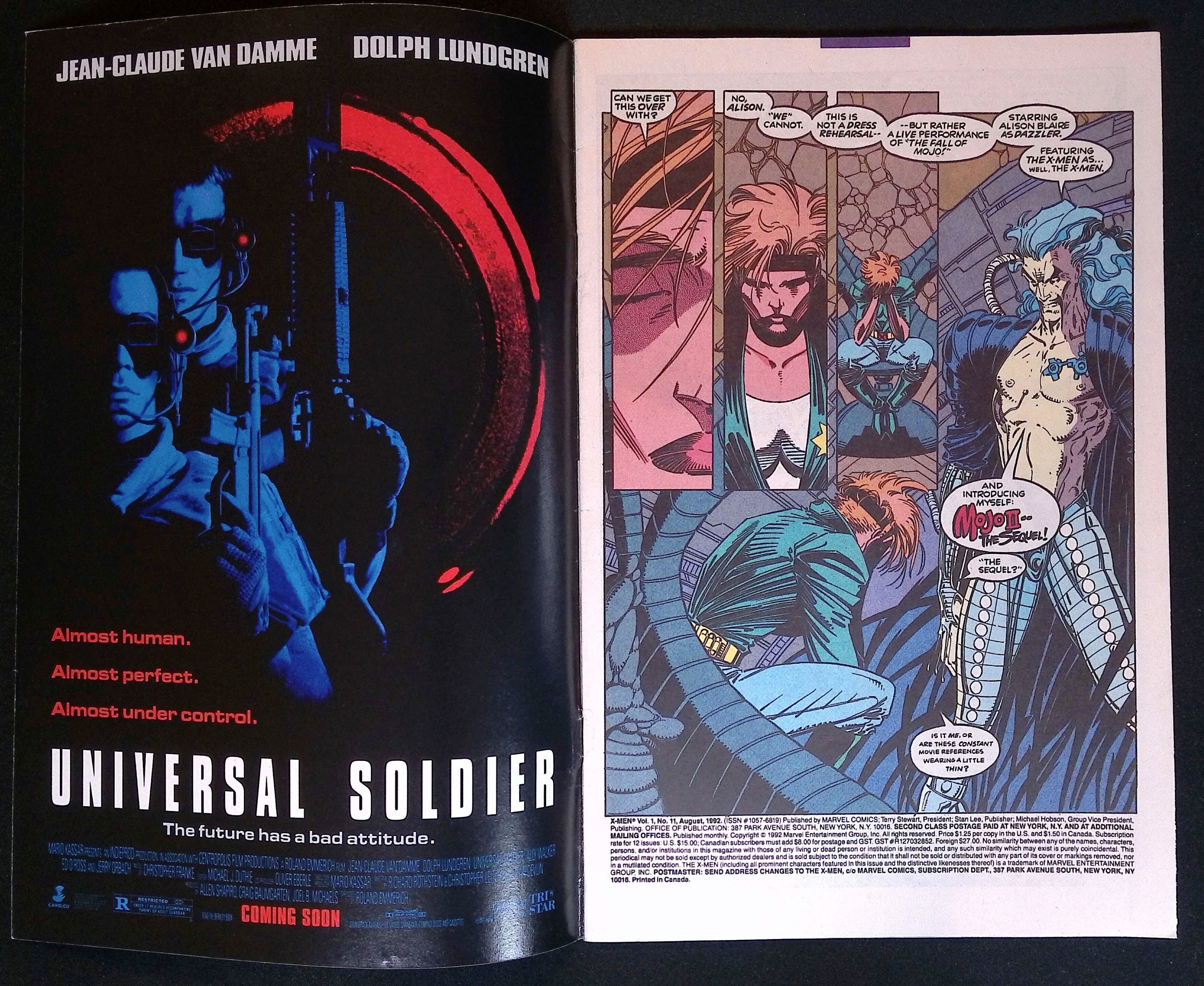 X-Men # 11 Jim Lee 1992 VF/NM