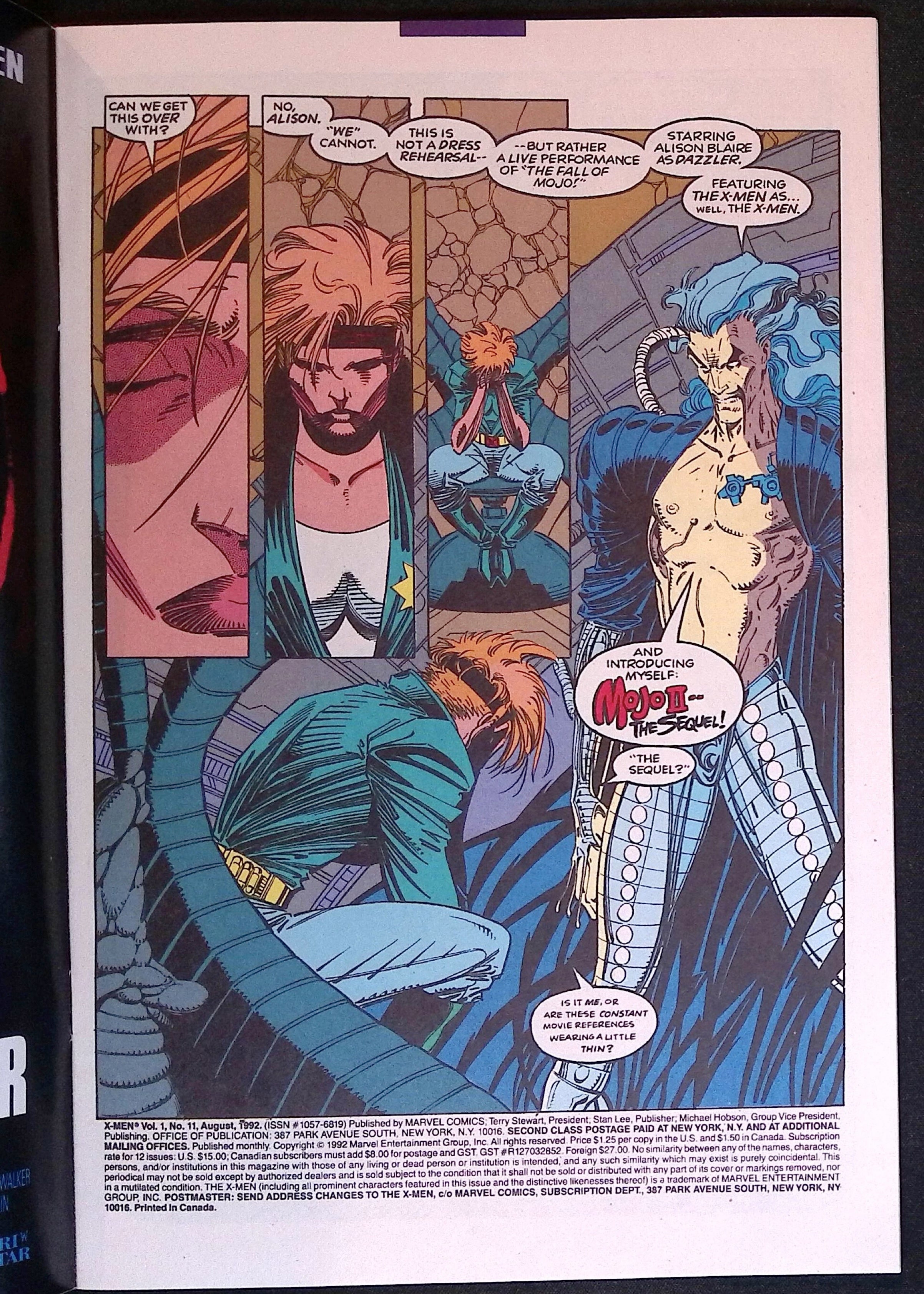 X-Men # 11 Jim Lee 1992 NM