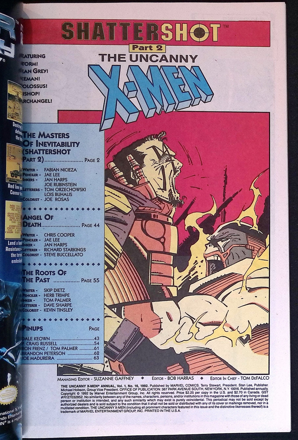 Uncanny X-Men Annual # 16 1992 VF/NM