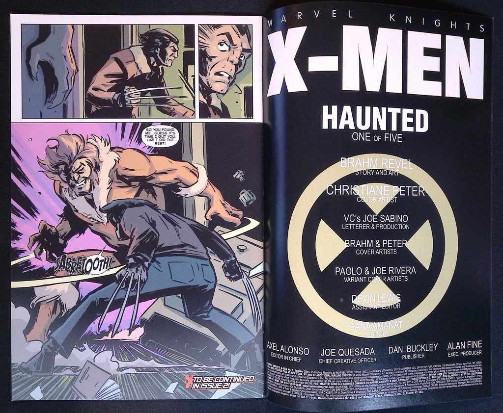 Marvel Knights X-Men # 1 2014 NM-