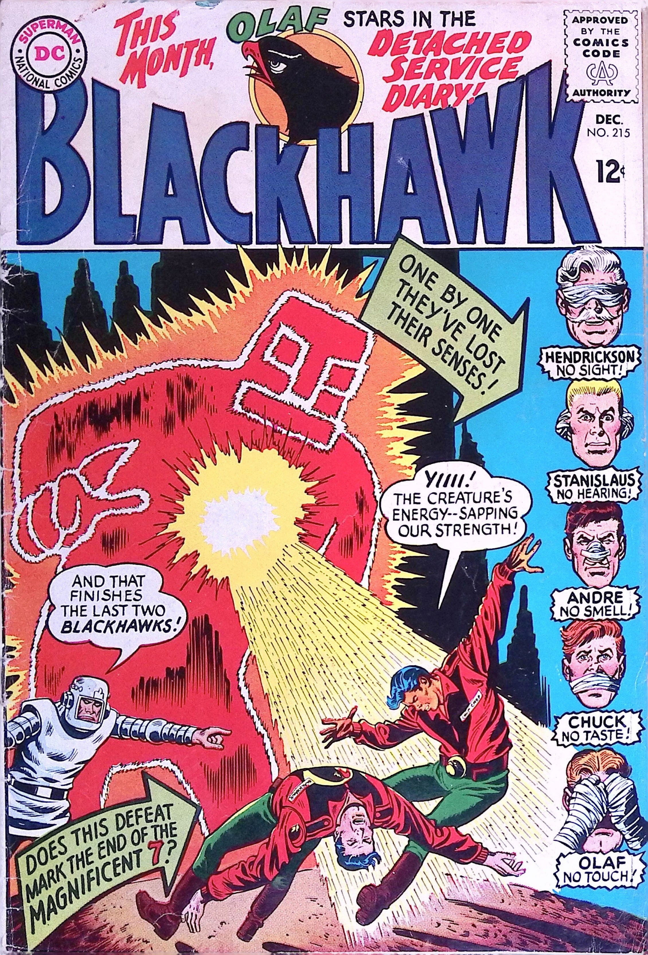 Blackhawk # 215 1965 FN