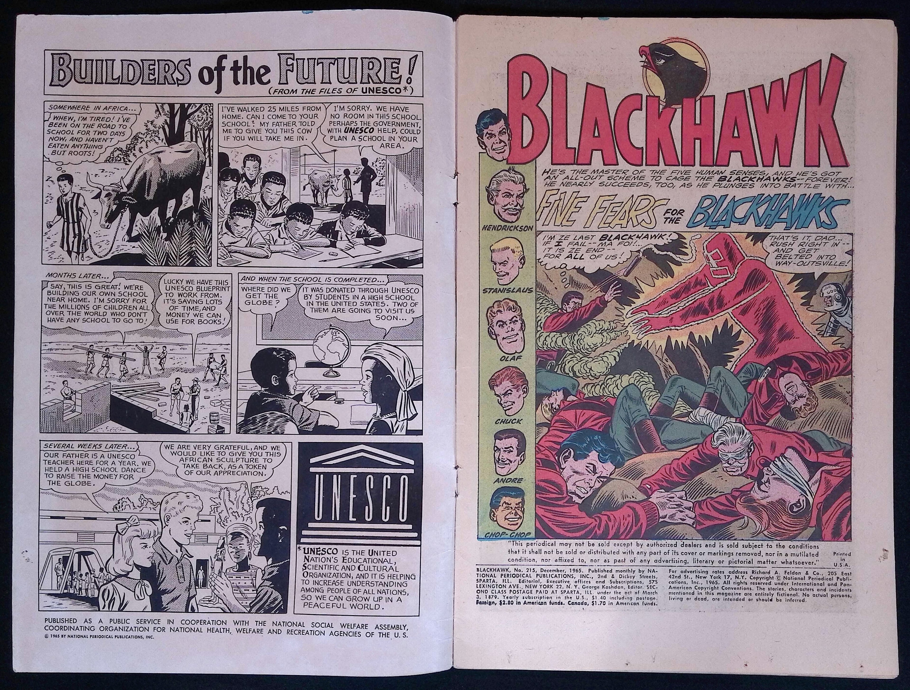 Blackhawk # 215 1965 FN