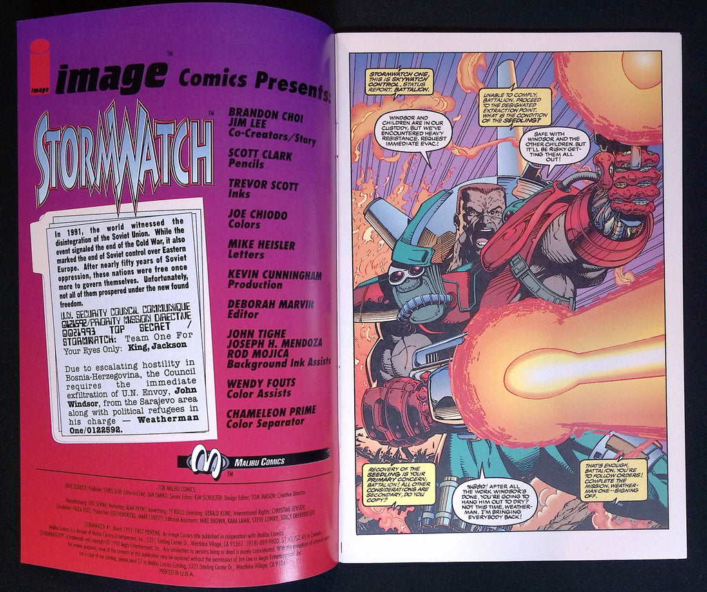 Stormwatch # 1 1993 NM
