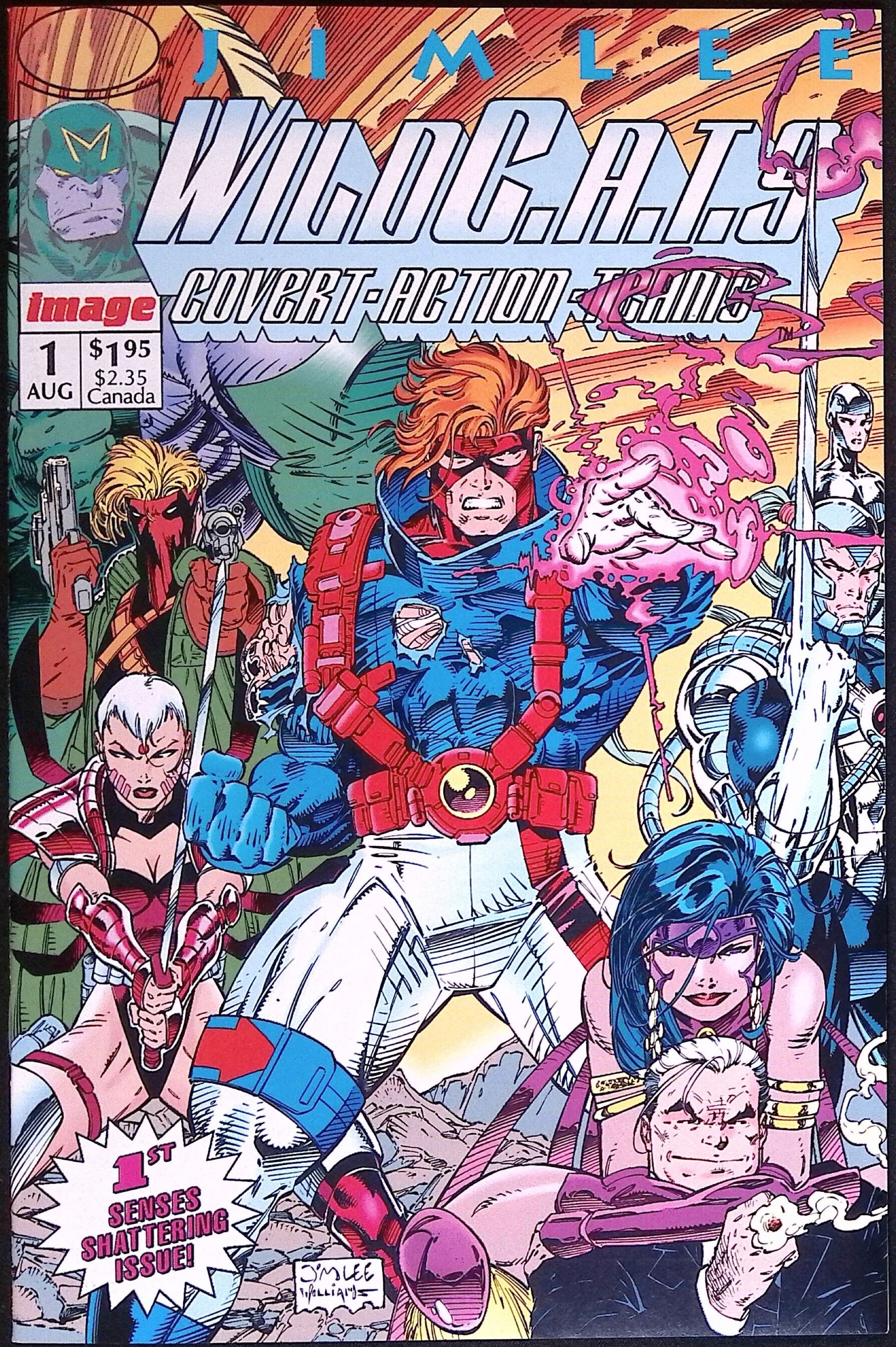 WildC.A.T.s: Covert Action Teams # 1 Jim Lee 1992 NM