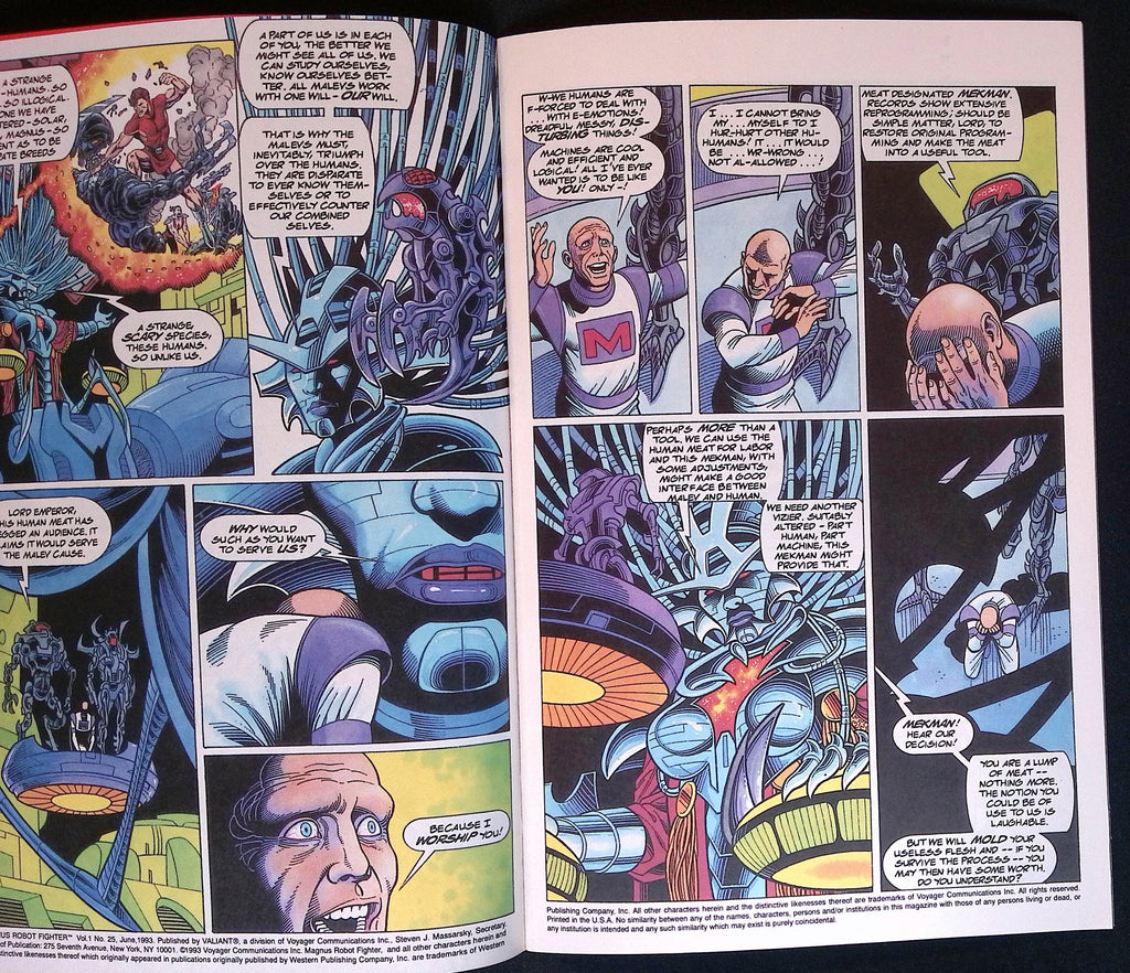 Magnus Robot Fighter # 25 1993 NM-