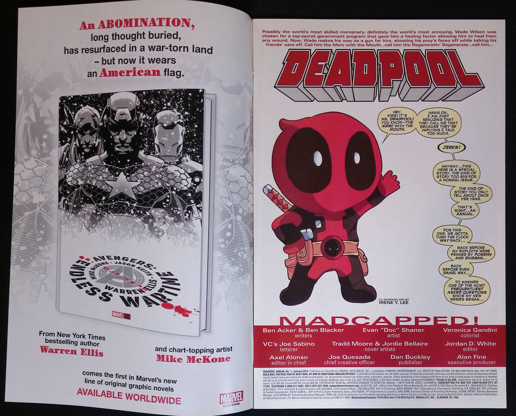 Deadpool Annual #1 2014 NM-