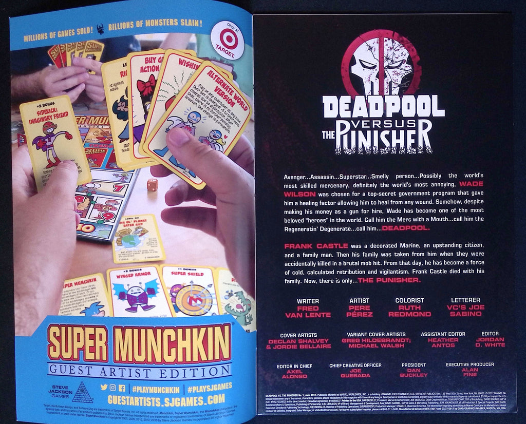 Deadpool vs. The Punisher # 1 2017 VF/NM