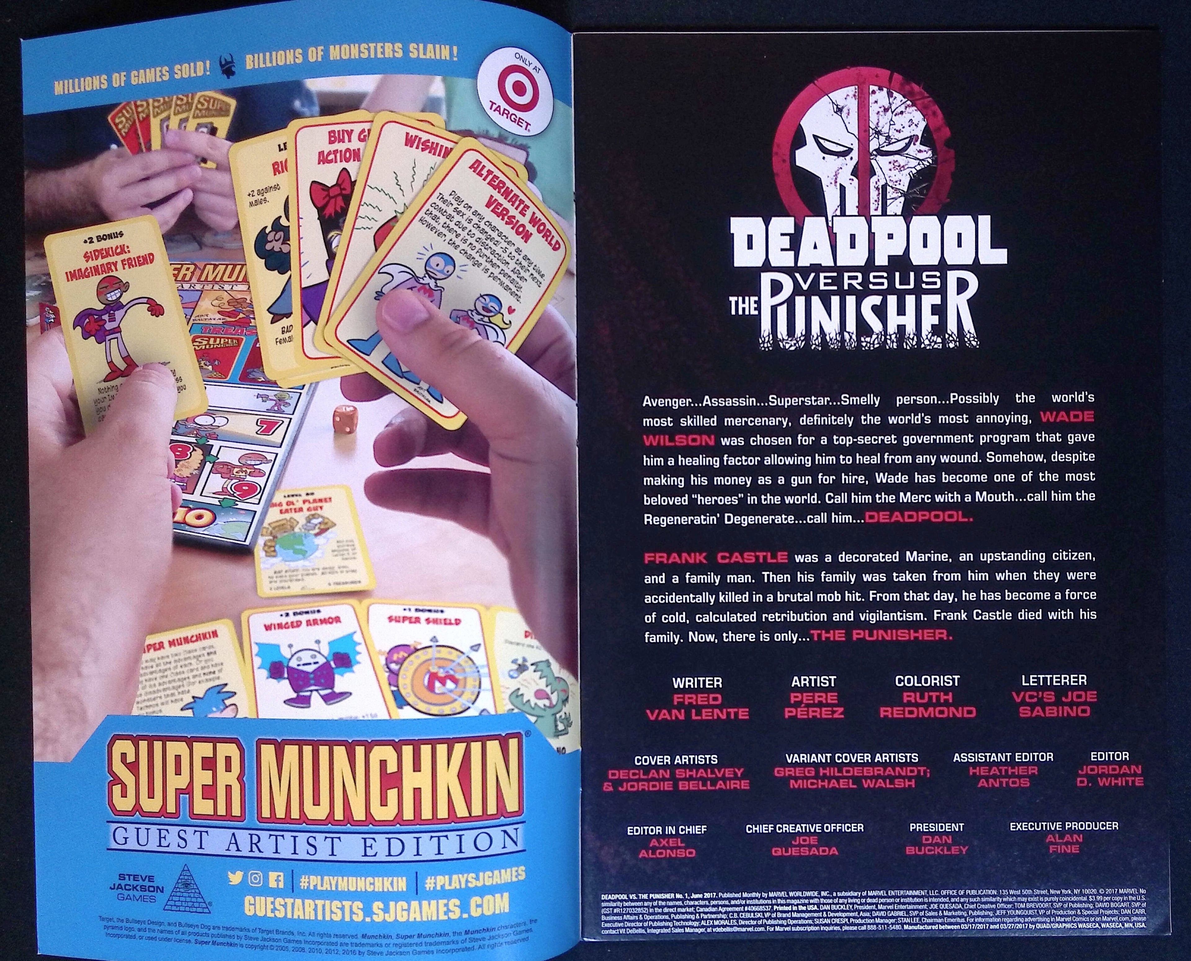 Deadpool vs. The Punisher # 1 2017 VF/NM