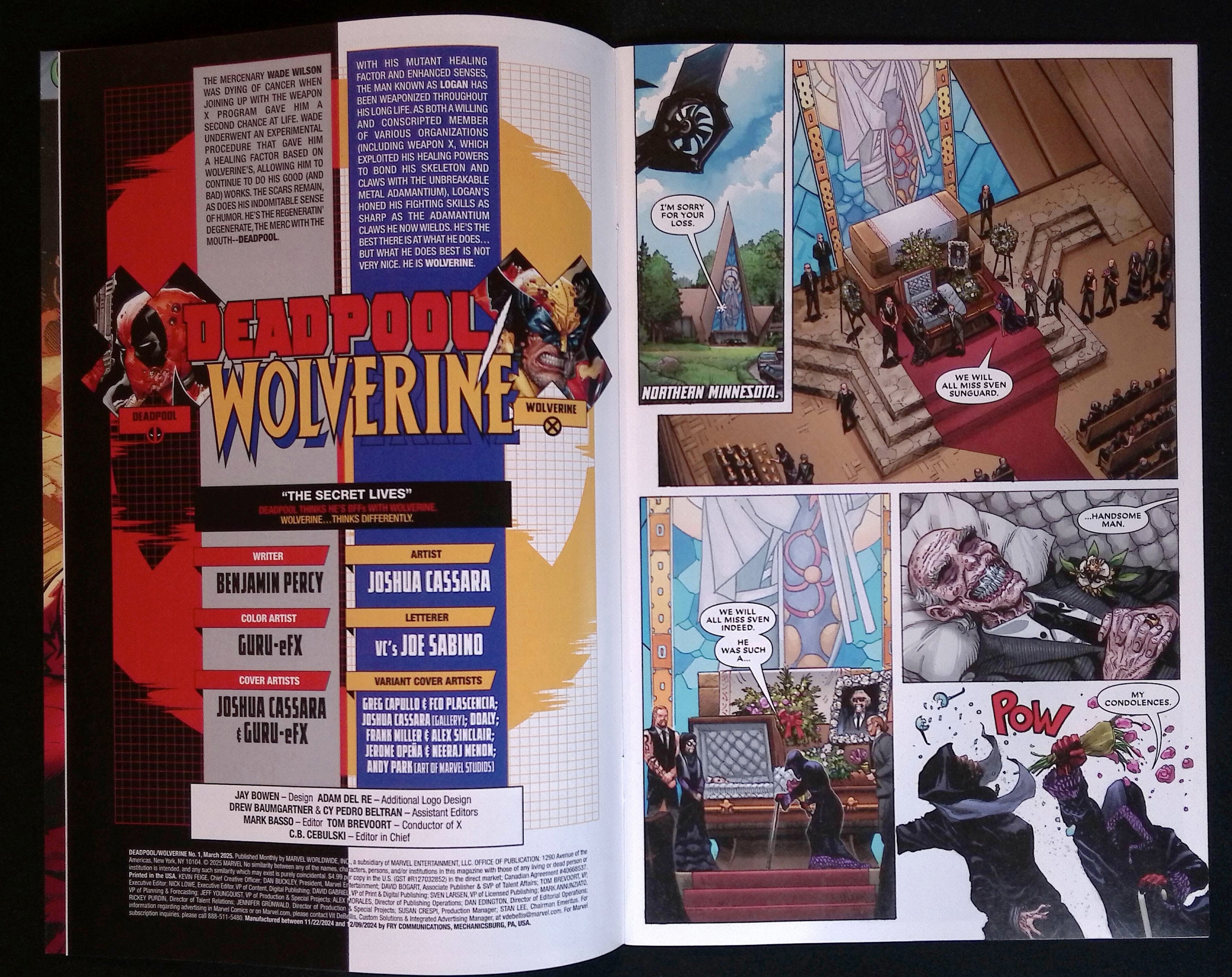 Deadpool/Wolverine # 1 2025 NM-