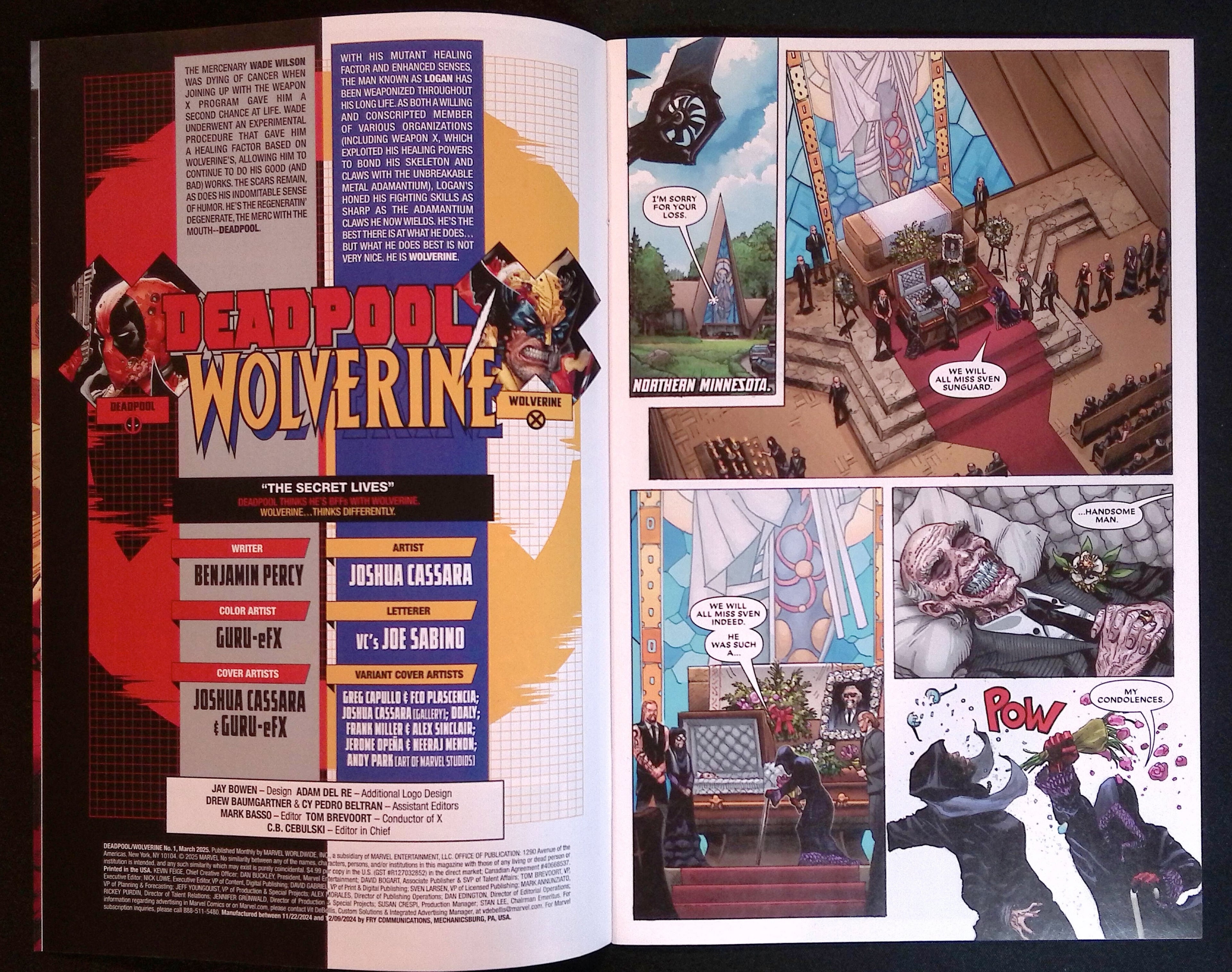 Deadpool/Wolverine # 1 2025 NM-