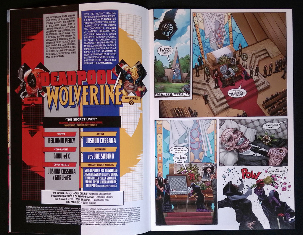 Deadpool/Wolverine # 1 2025 NM-