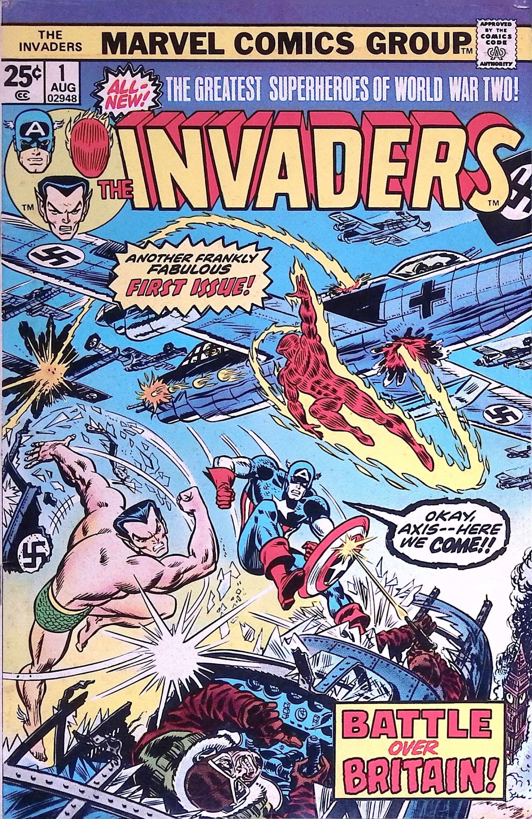 The Invaders # 1 1975 VF