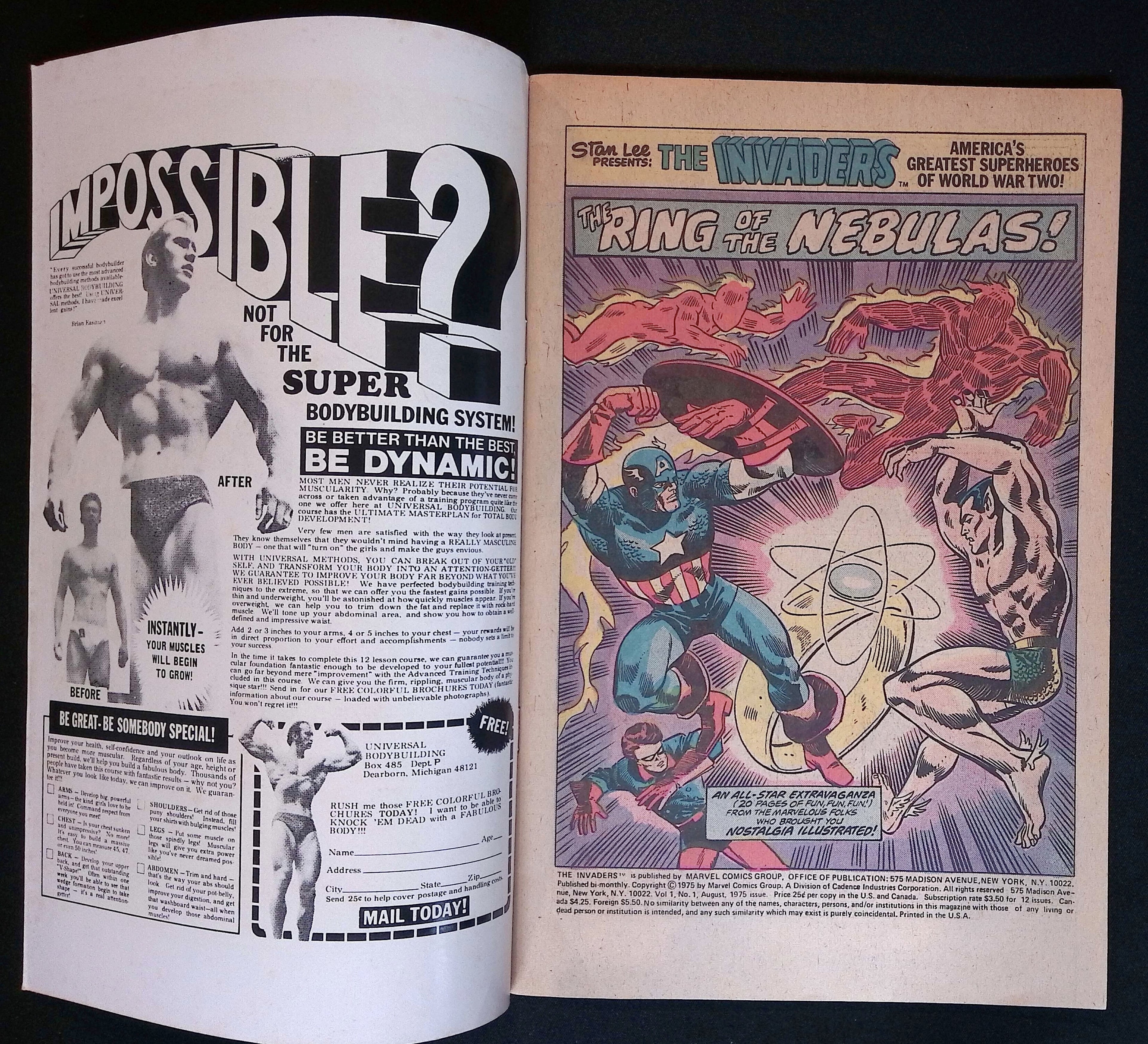 The Invaders # 1 1975 VF