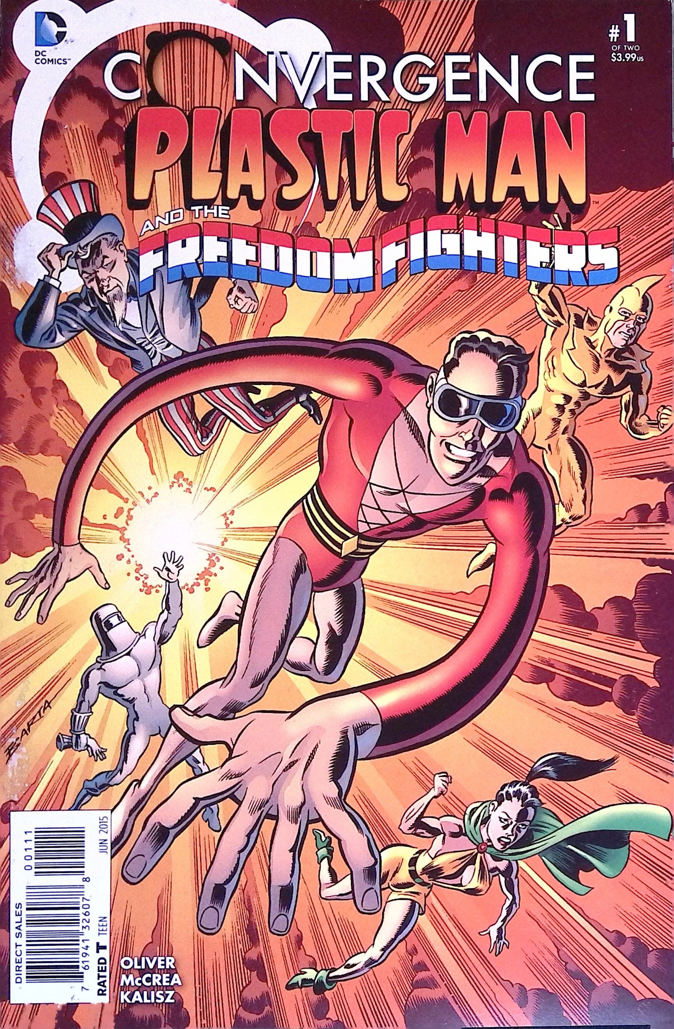 Convergence: Plastic Man and the Freedom Fighters # 1 2015 VF