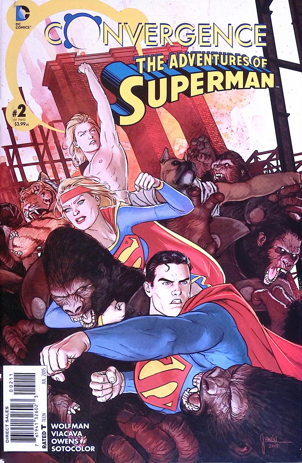 Convergence: The Adventures of Superman # 2 2015 VF/NM