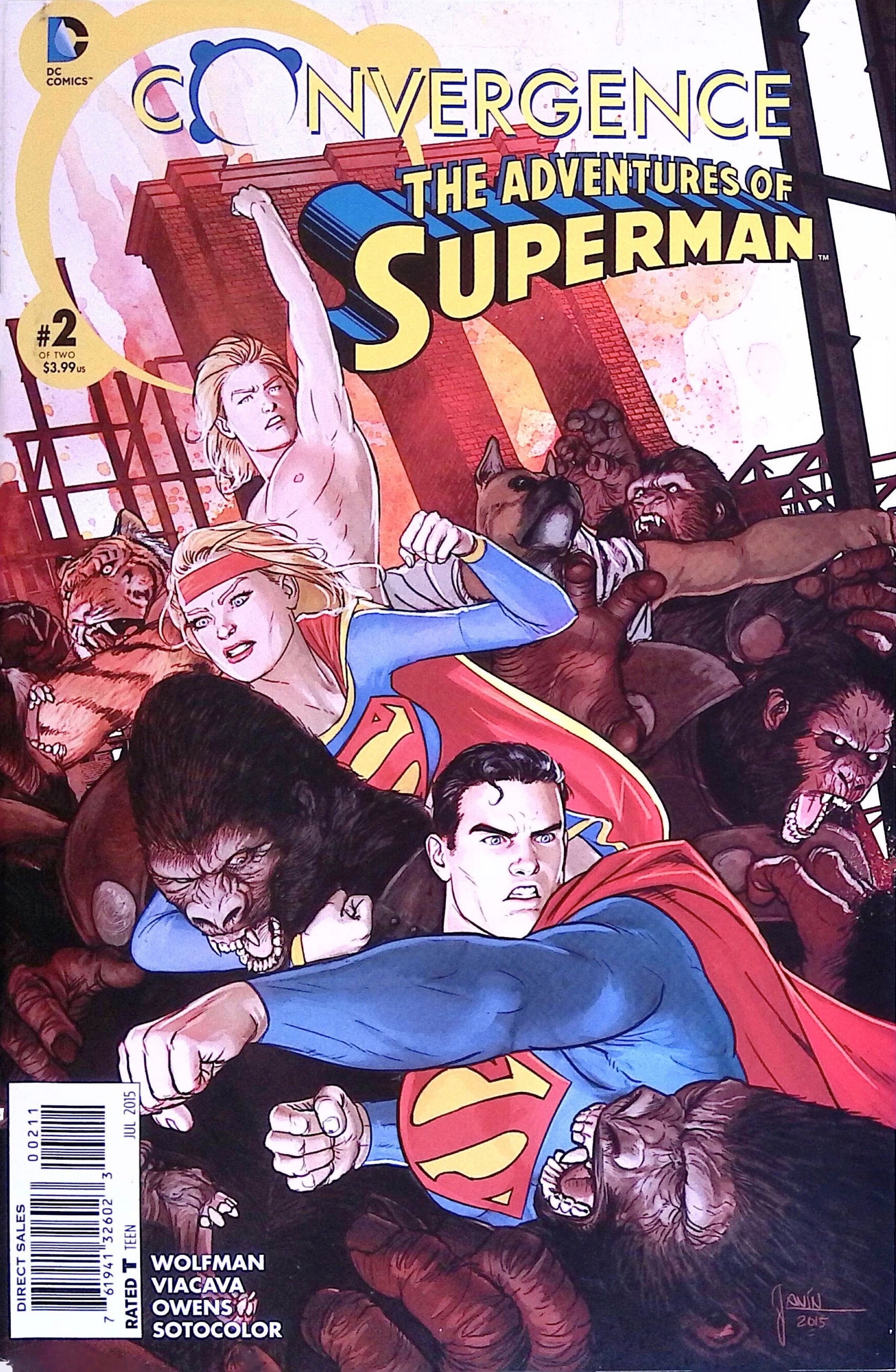 Convergence: The Adventures of Superman # 2 2015 VF/NM