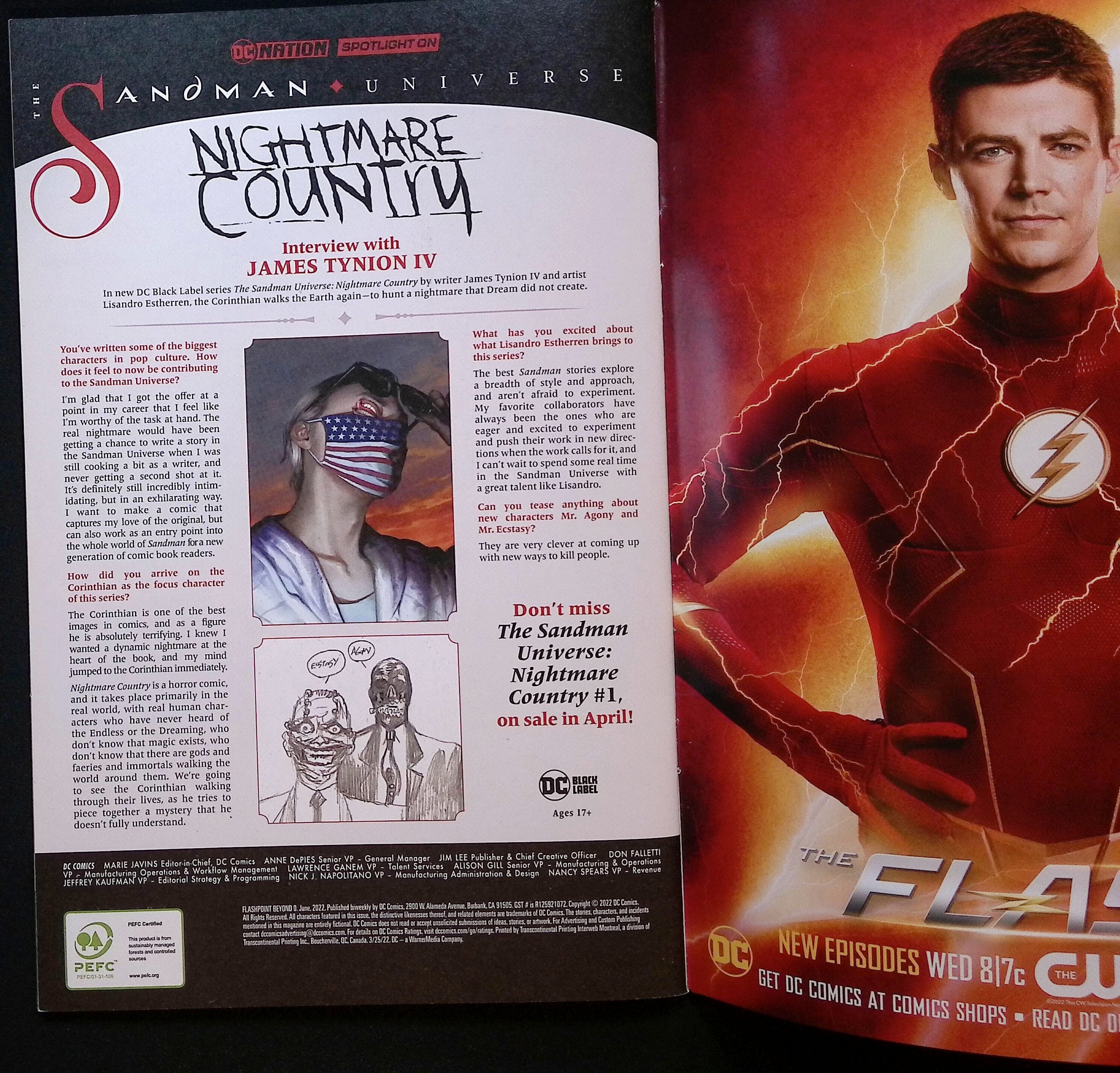 Flashpoint Beyond # 0 2022 NM-