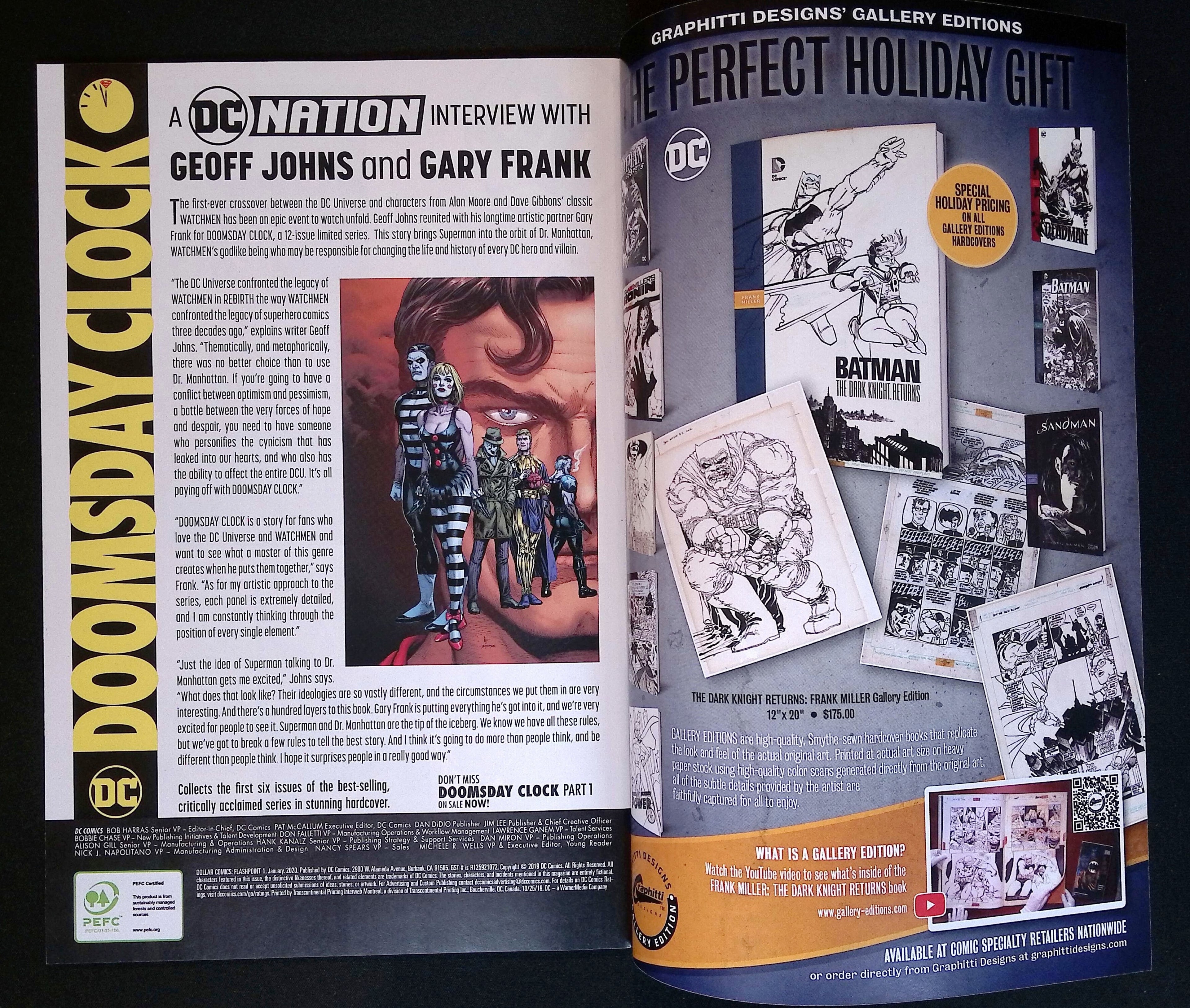 Flashpoint # 1 Dollar Comics Reprint 2020 NM-