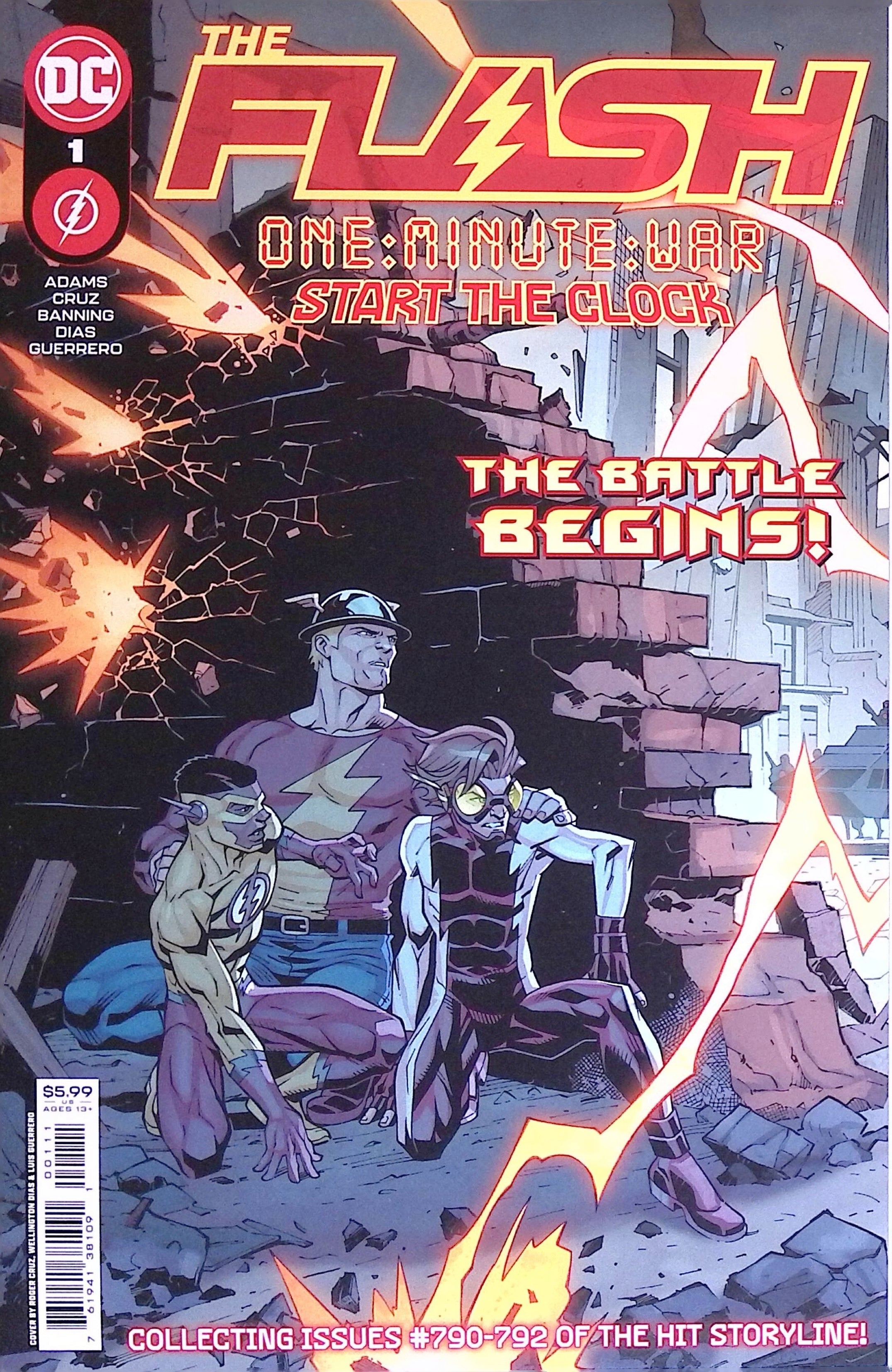 The Flash One-Minute War: Start the Clock # 1 2023 NM