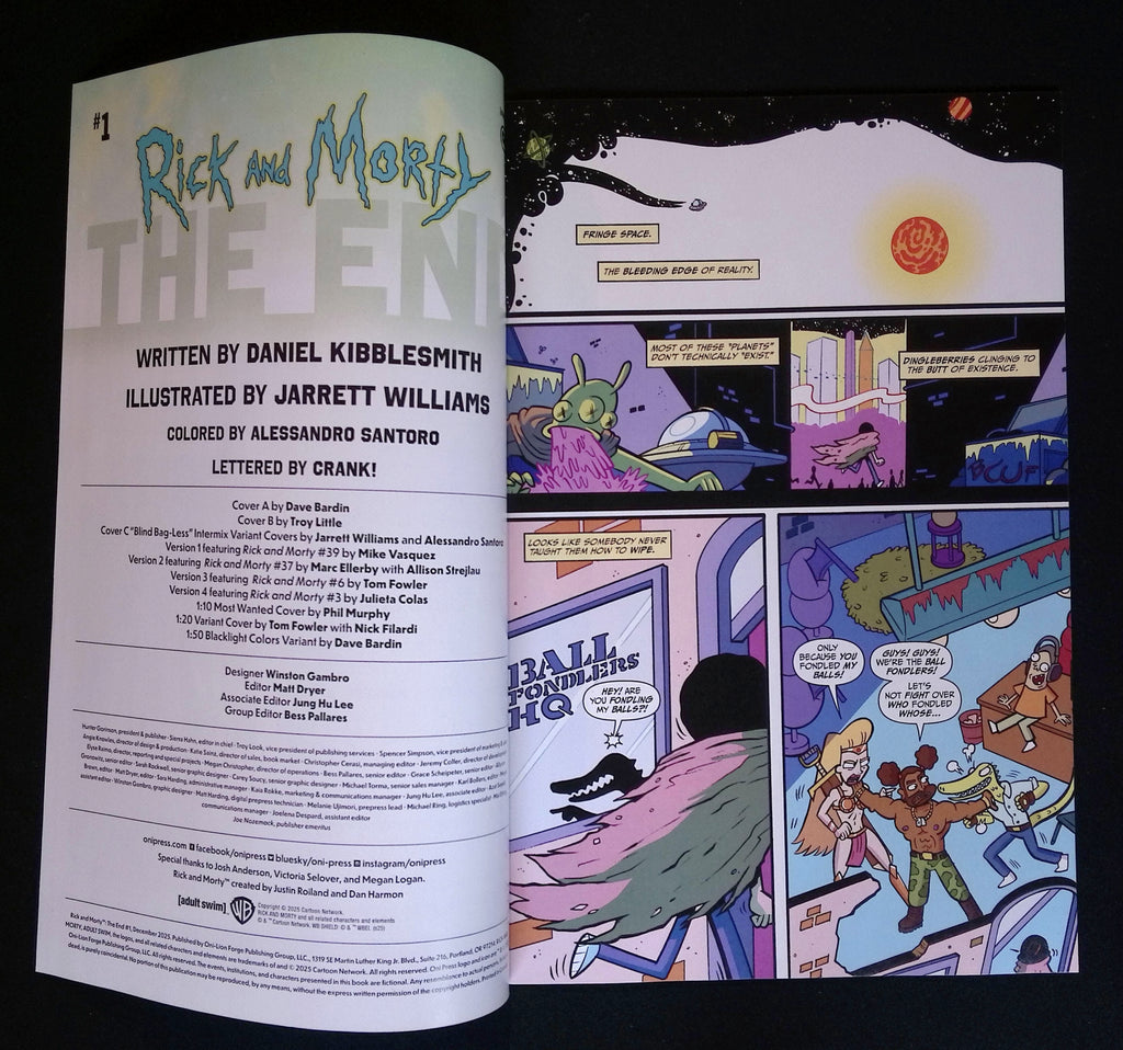 Rick and Morty: The End # 1 1:10 Most Wanted Variant 2025 NM